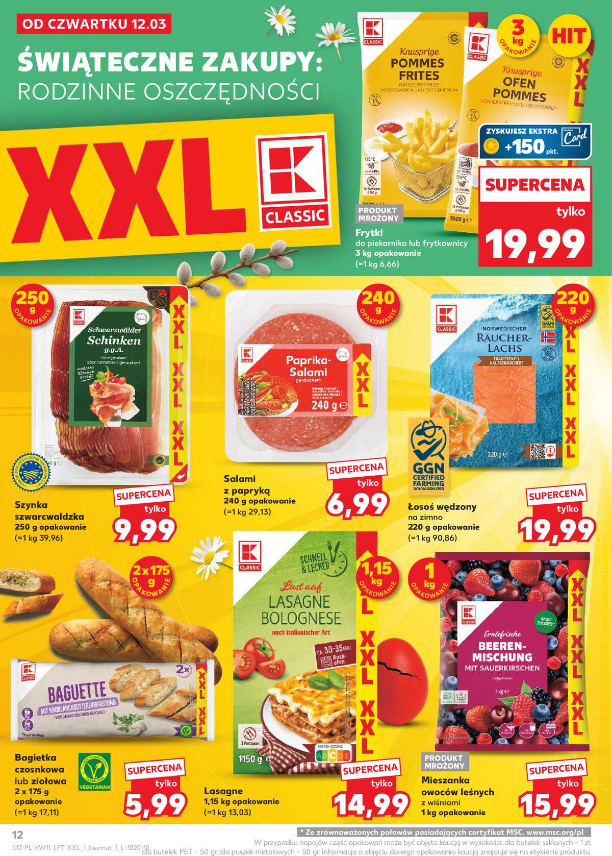 Leták Kaufland Polsko 12.3.-18.3.2026 - Noviny týdne strana 12