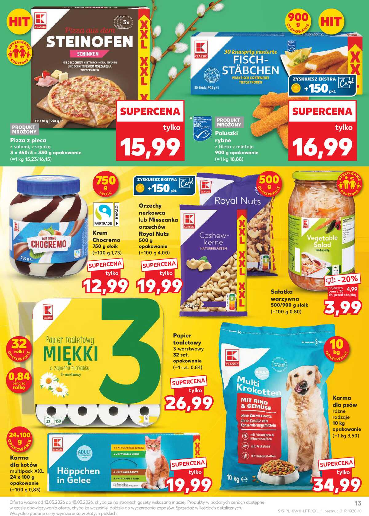 Leták Kaufland Polsko 12.3.-18.3.2026 - Noviny týdne strana 13