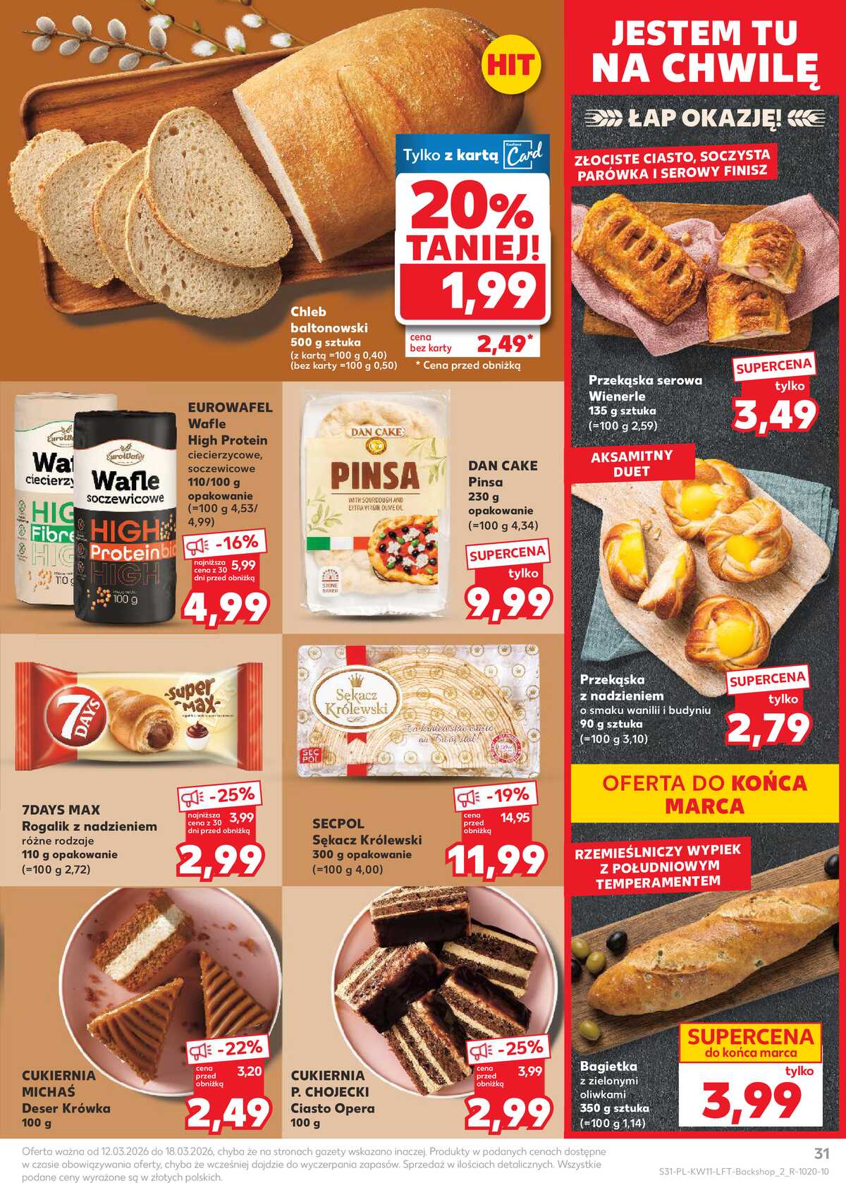 Leták Kaufland Polsko 12.3.-18.3.2026 - Noviny týdne strana 31