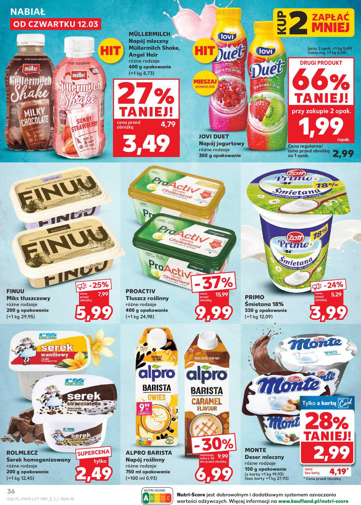 Leták Kaufland Polsko 12.3.-18.3.2026 - Noviny týdne strana 36