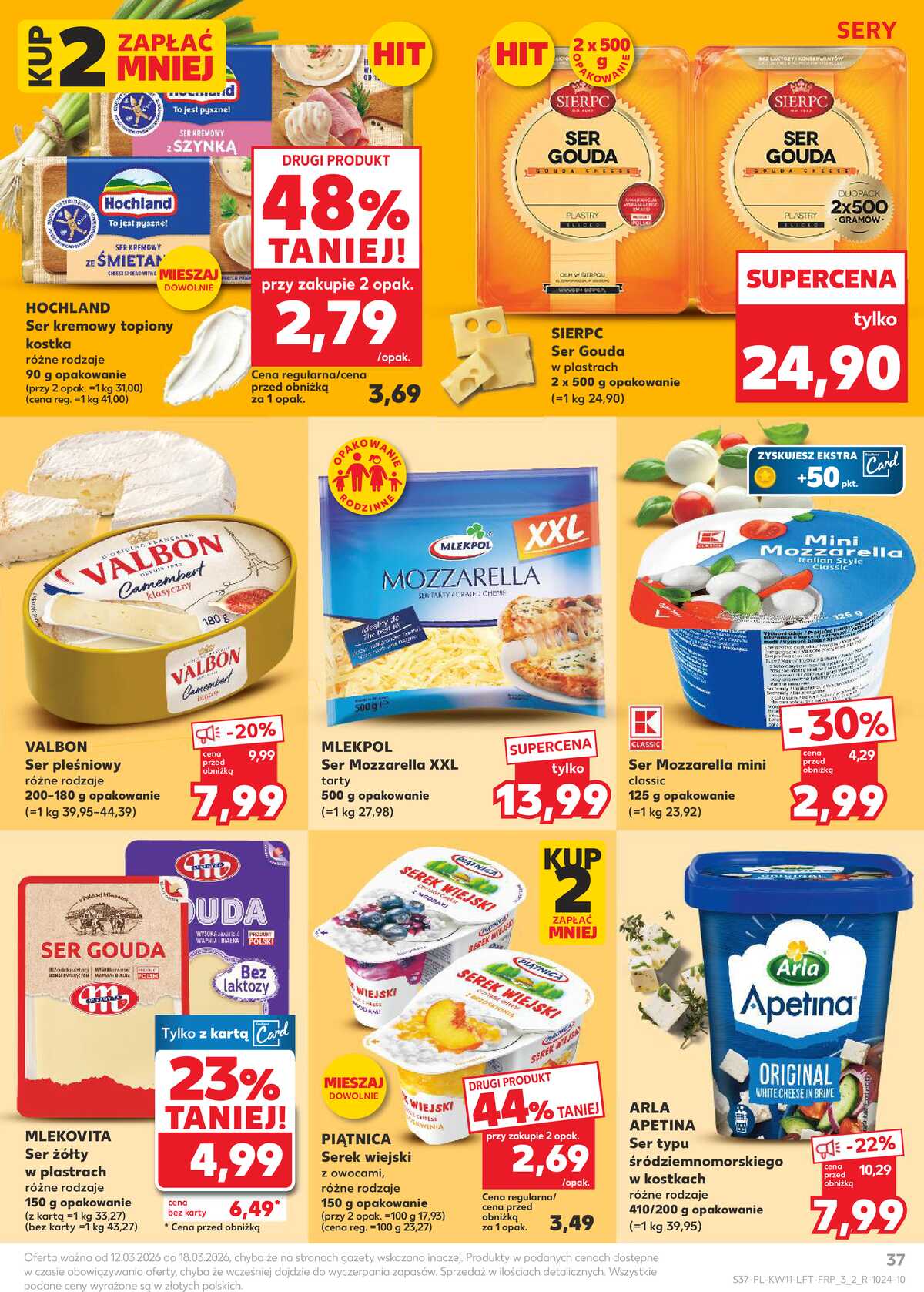 Leták Kaufland Polsko 12.3.-18.3.2026 - Noviny týdne strana 37