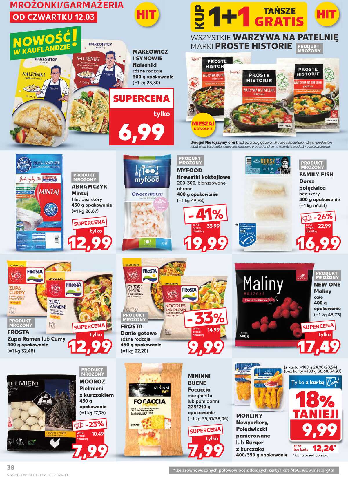 Leták Kaufland Polsko 12.3.-18.3.2026 - Noviny týdne strana 38