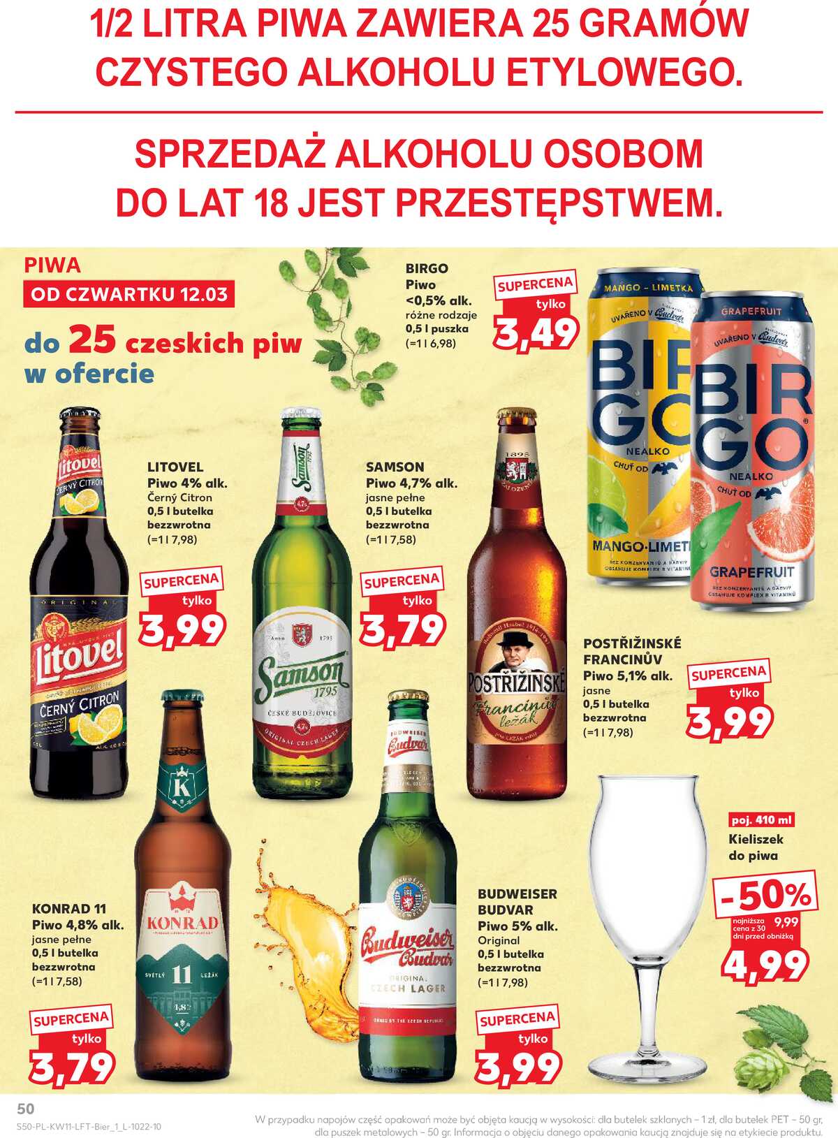 Leták Kaufland Polsko 12.3.-18.3.2026 - Noviny týdne strana 50