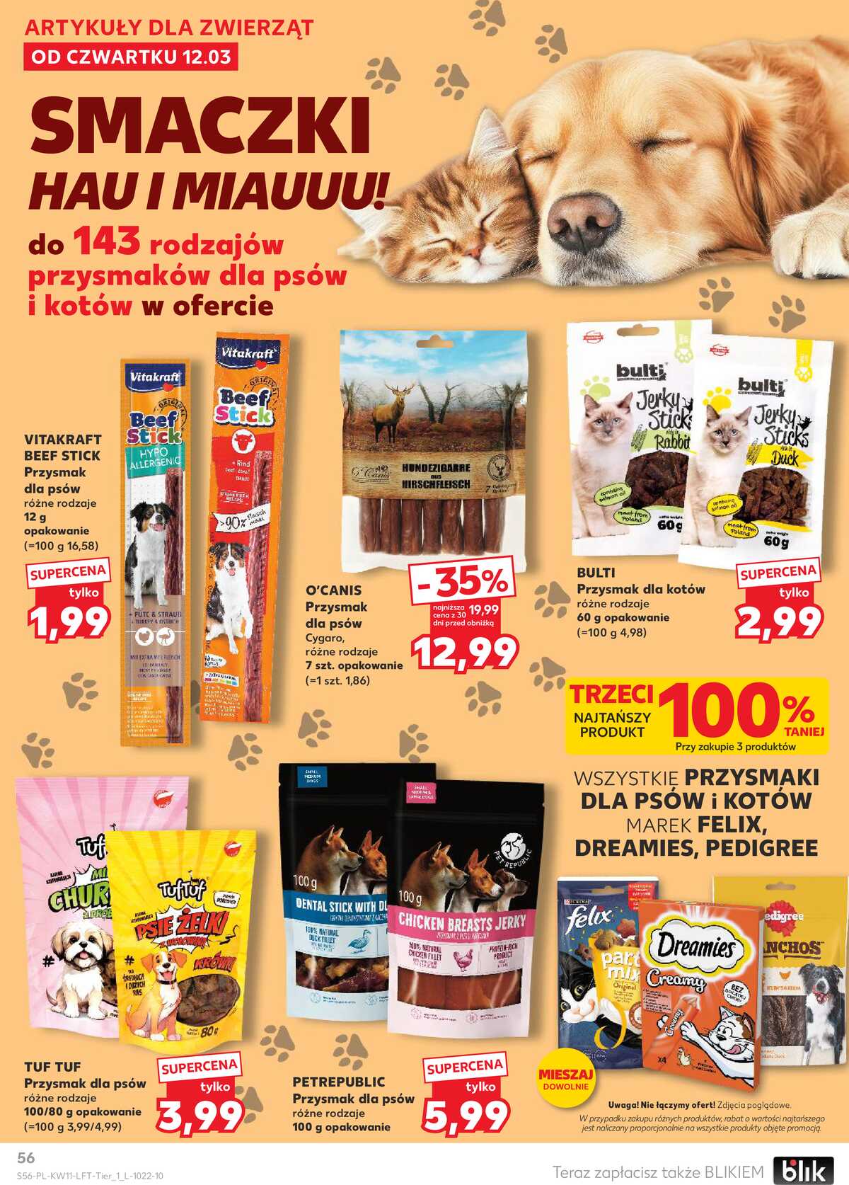 Leták Kaufland Polsko 12.3.-18.3.2026 - Noviny týdne strana 56