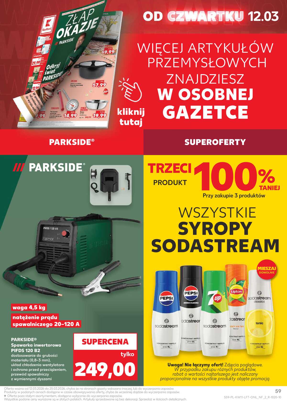 Leták Kaufland Polsko 12.3.-18.3.2026 - Noviny týdne strana 59