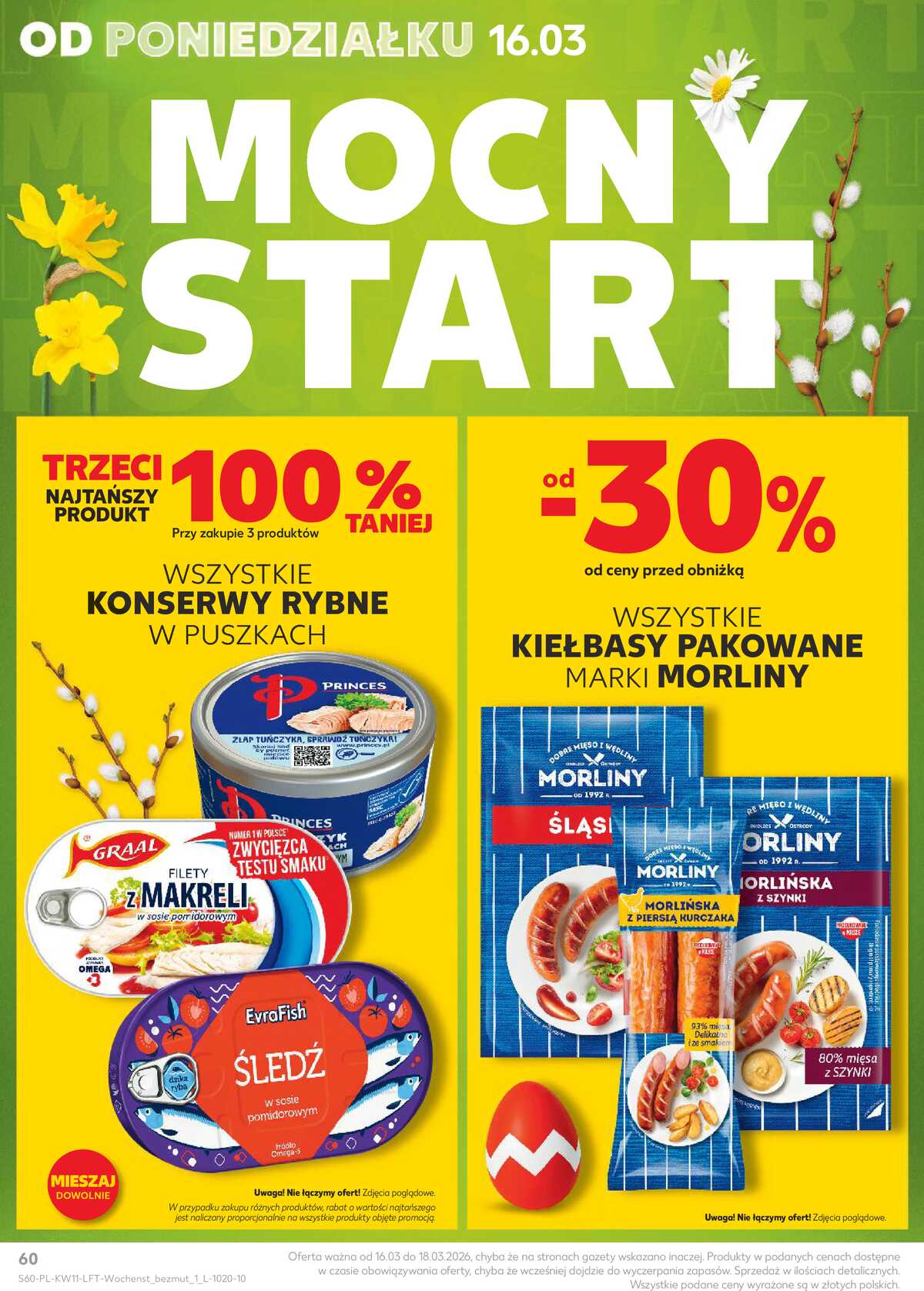 Leták Kaufland Polsko 12.3.-18.3.2026 - Noviny týdne strana 60
