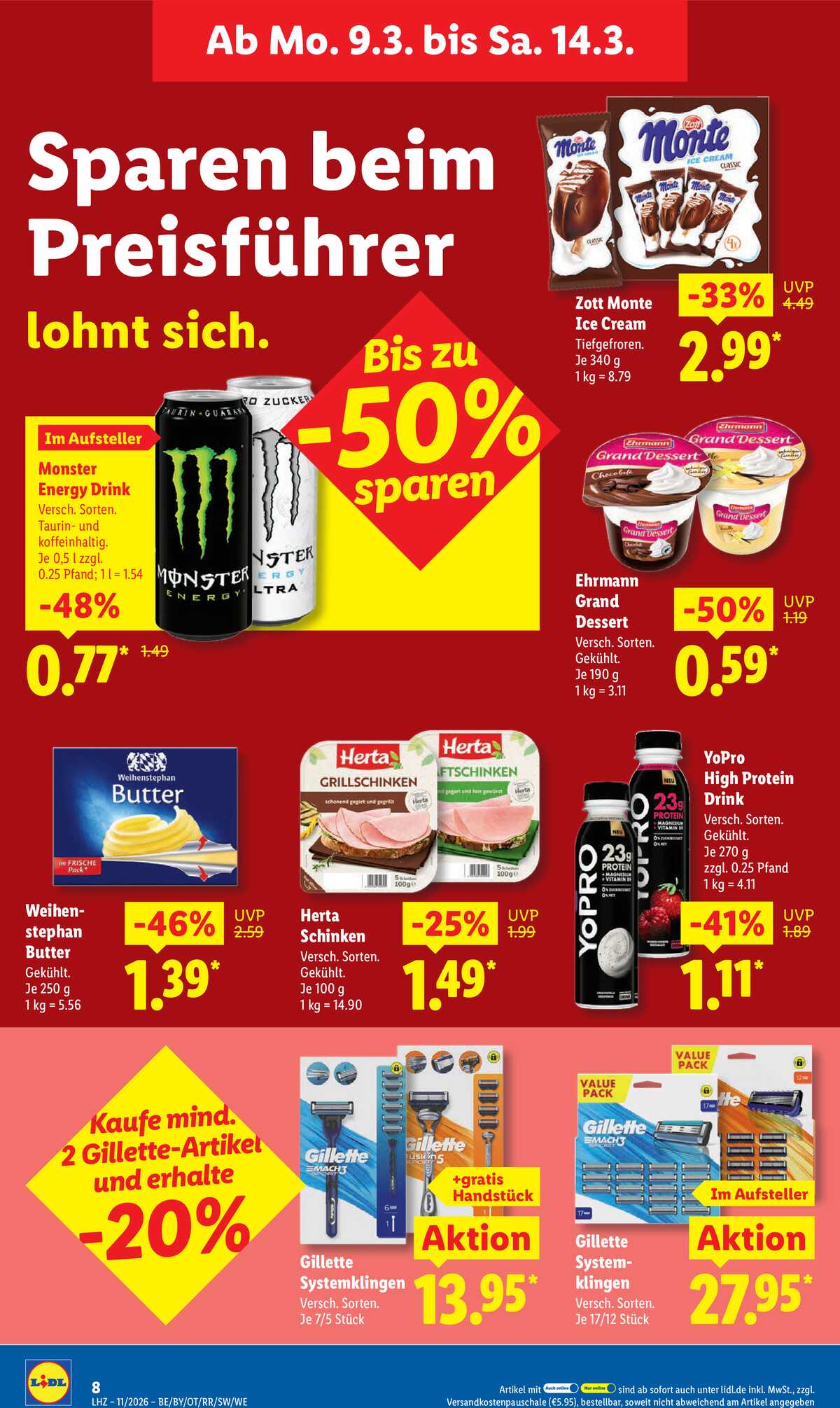 Leták Lidl Německo 9.3.-14.3.2026 strana 22