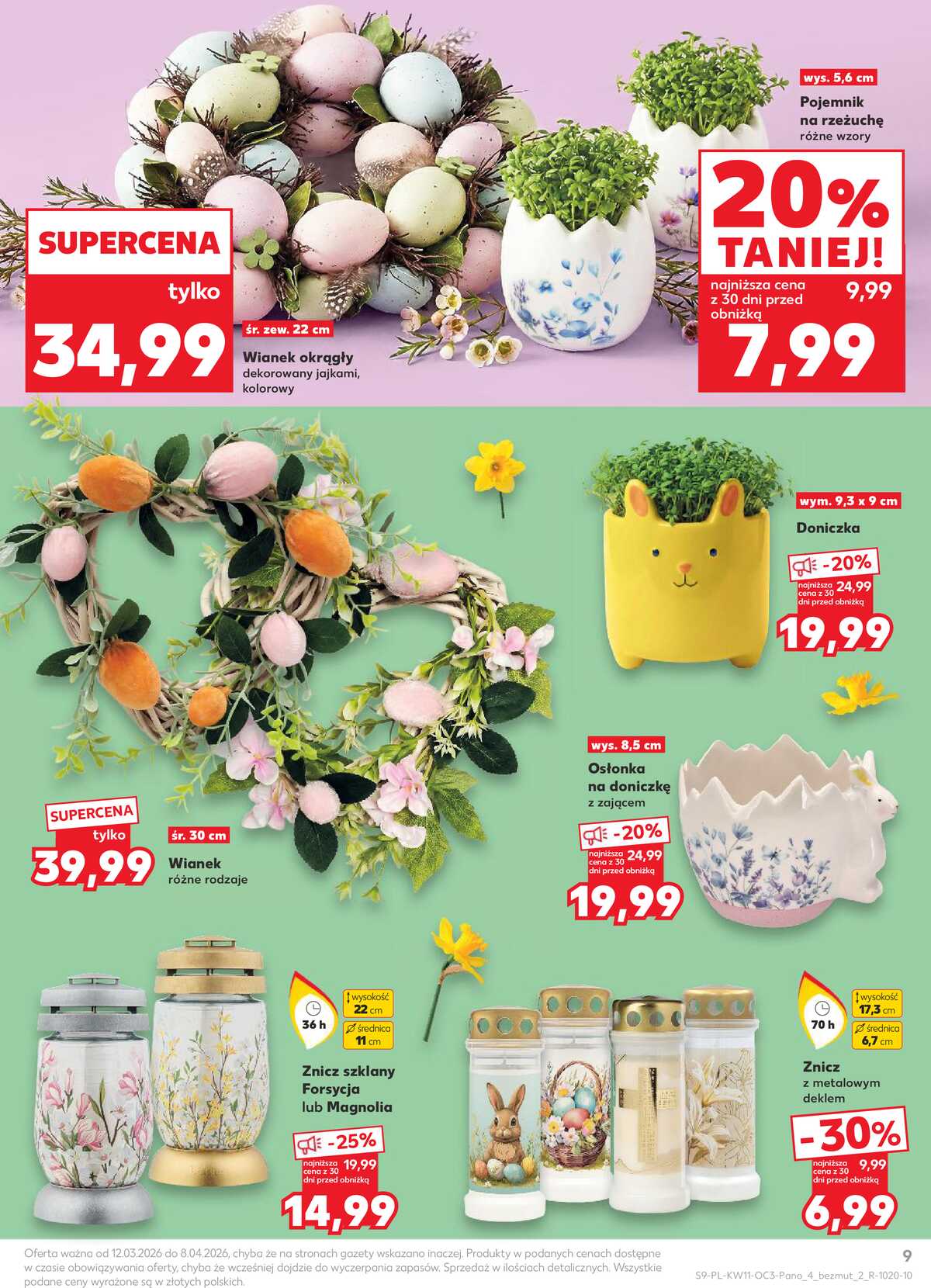 Leták Kaufland Polsko 12.3.-8.4.2026 strana 9