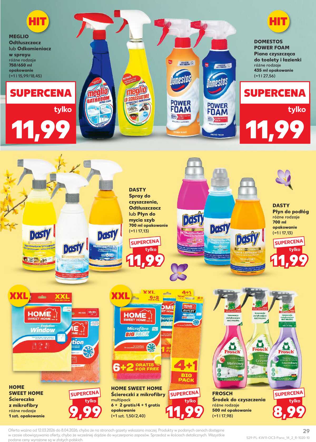 Leták Kaufland Polsko 12.3.-8.4.2026 strana 29