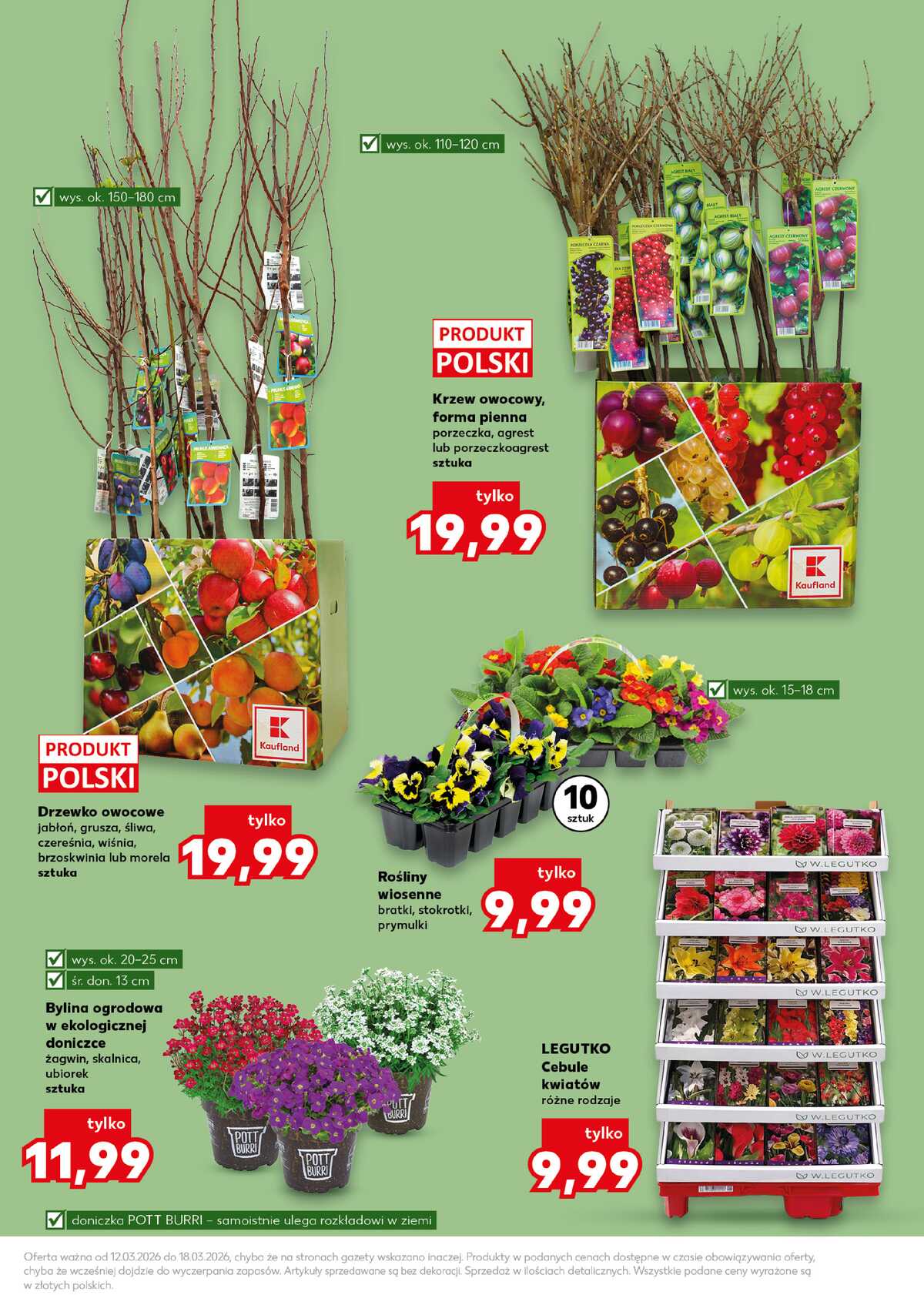 Leták Kaufland Polsko 12.3.-18.3.2026 - Zahrada strana 13