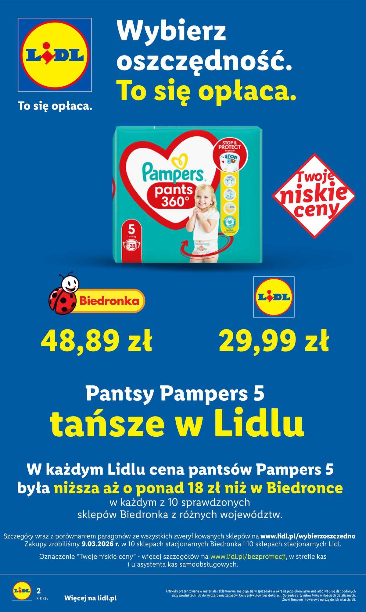 Leták Lidl Polsko 12.3.-14.3.2026 strana 2