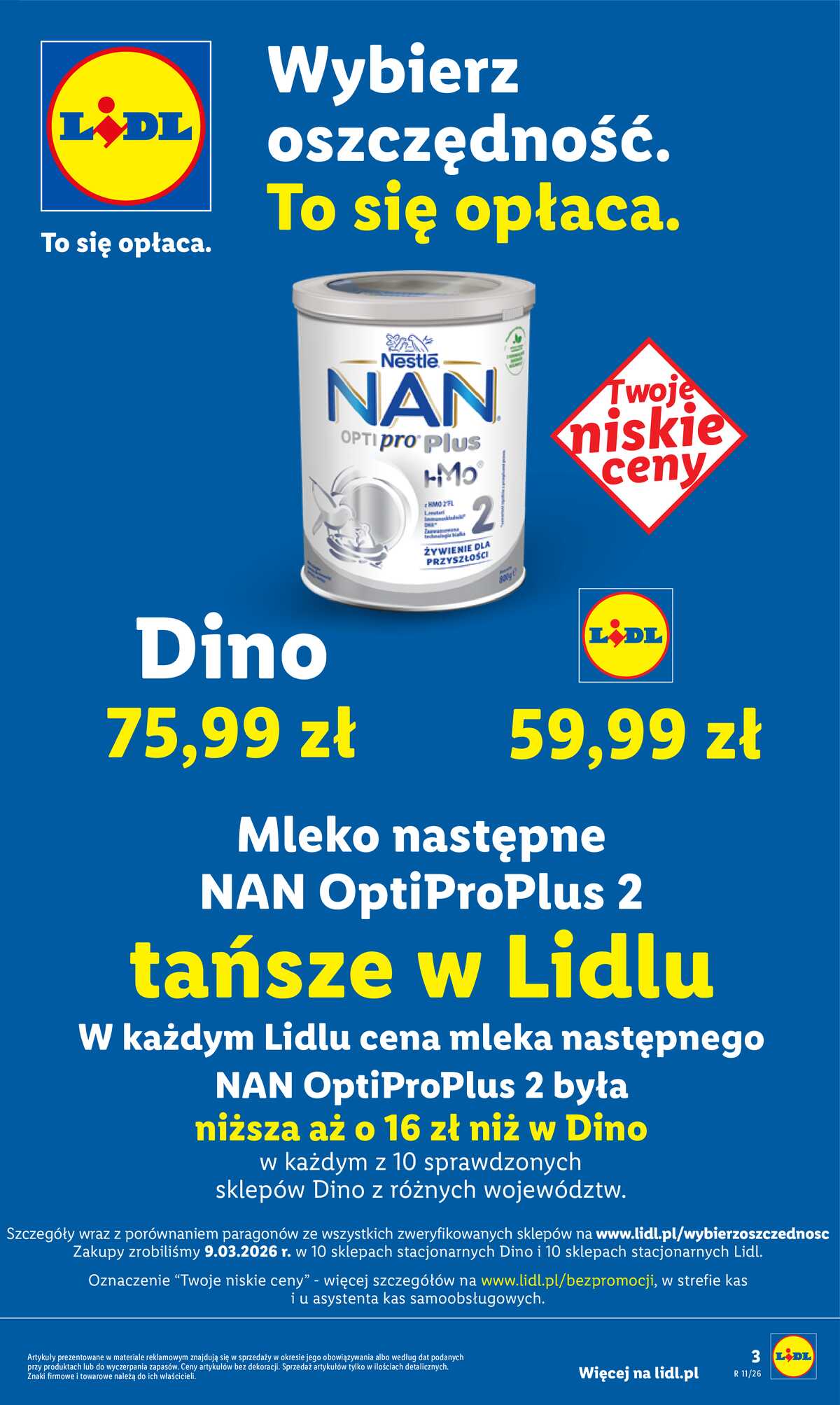 Leták Lidl Polsko 12.3.-14.3.2026 strana 3