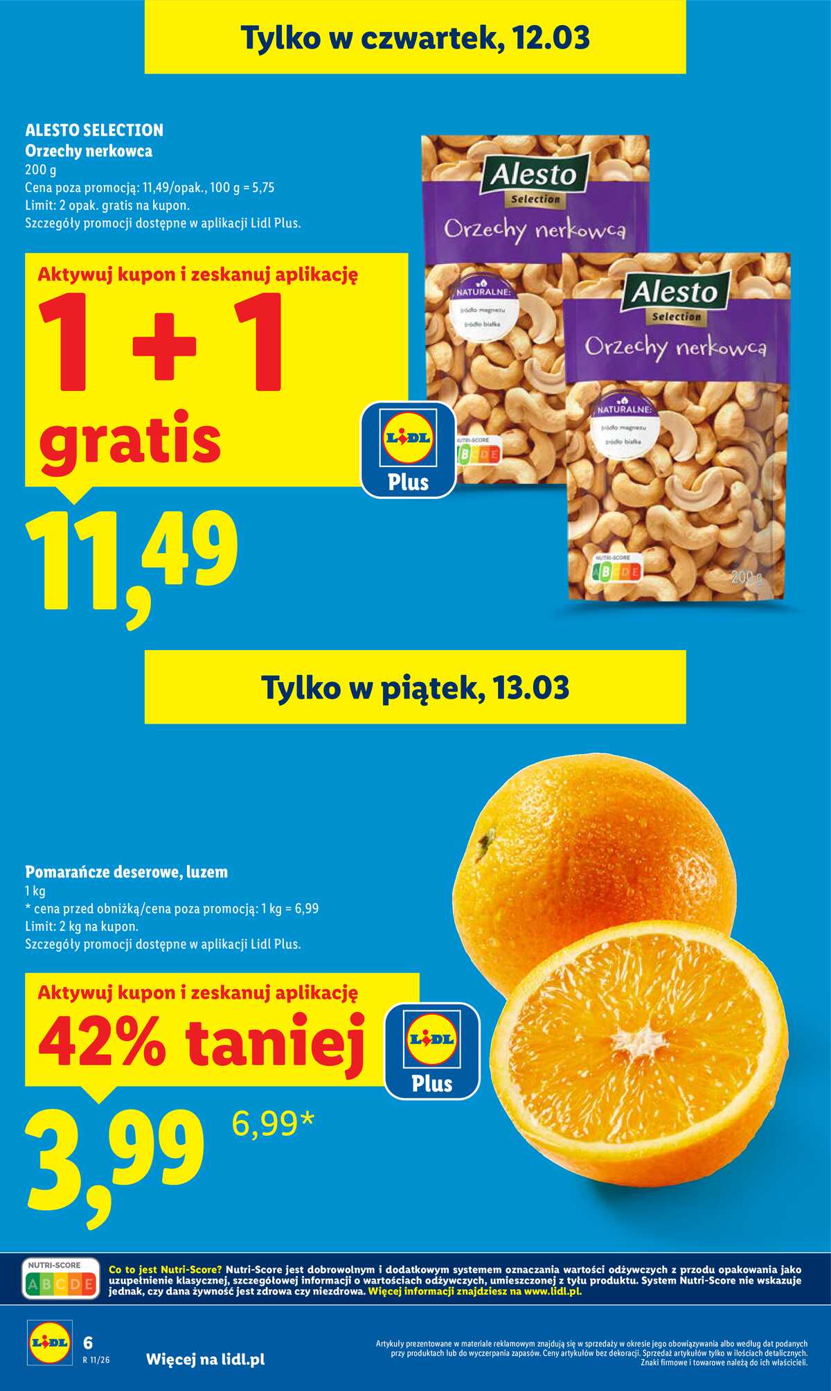 Leták Lidl Polsko 12.3.-14.3.2026 strana 6