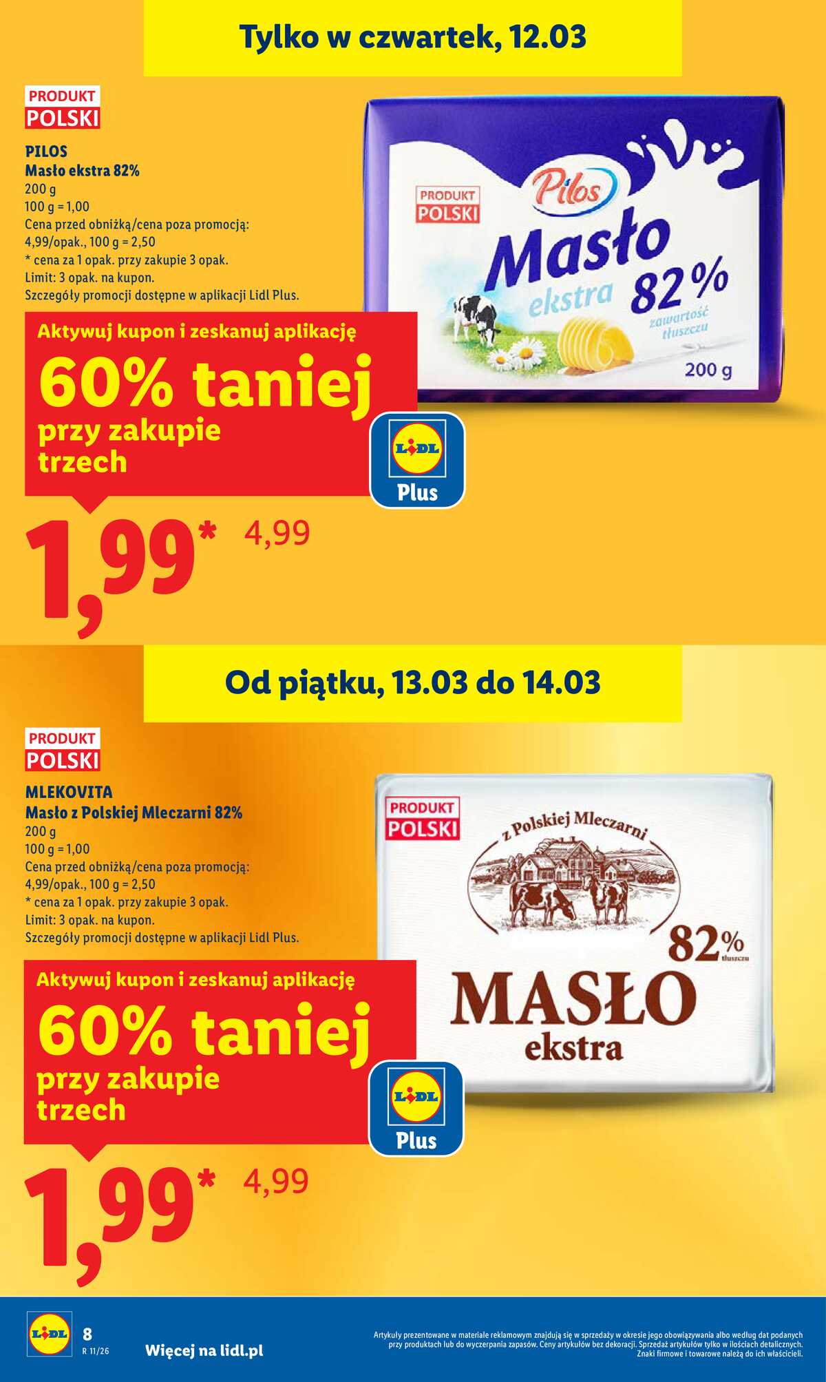 Leták Lidl Polsko 12.3.-14.3.2026 strana 8