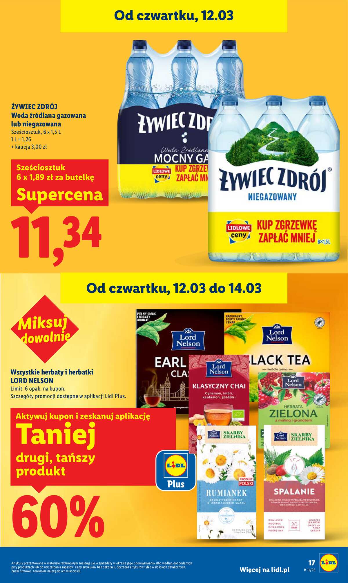 Leták Lidl Polsko 12.3.-14.3.2026 strana 17