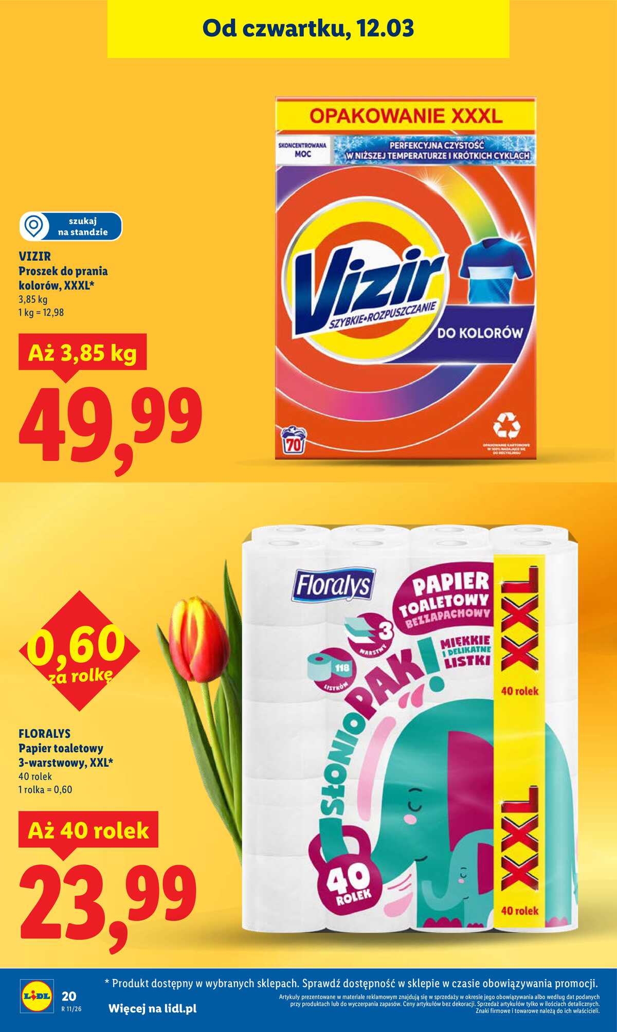 Leták Lidl Polsko 12.3.-14.3.2026 strana 20