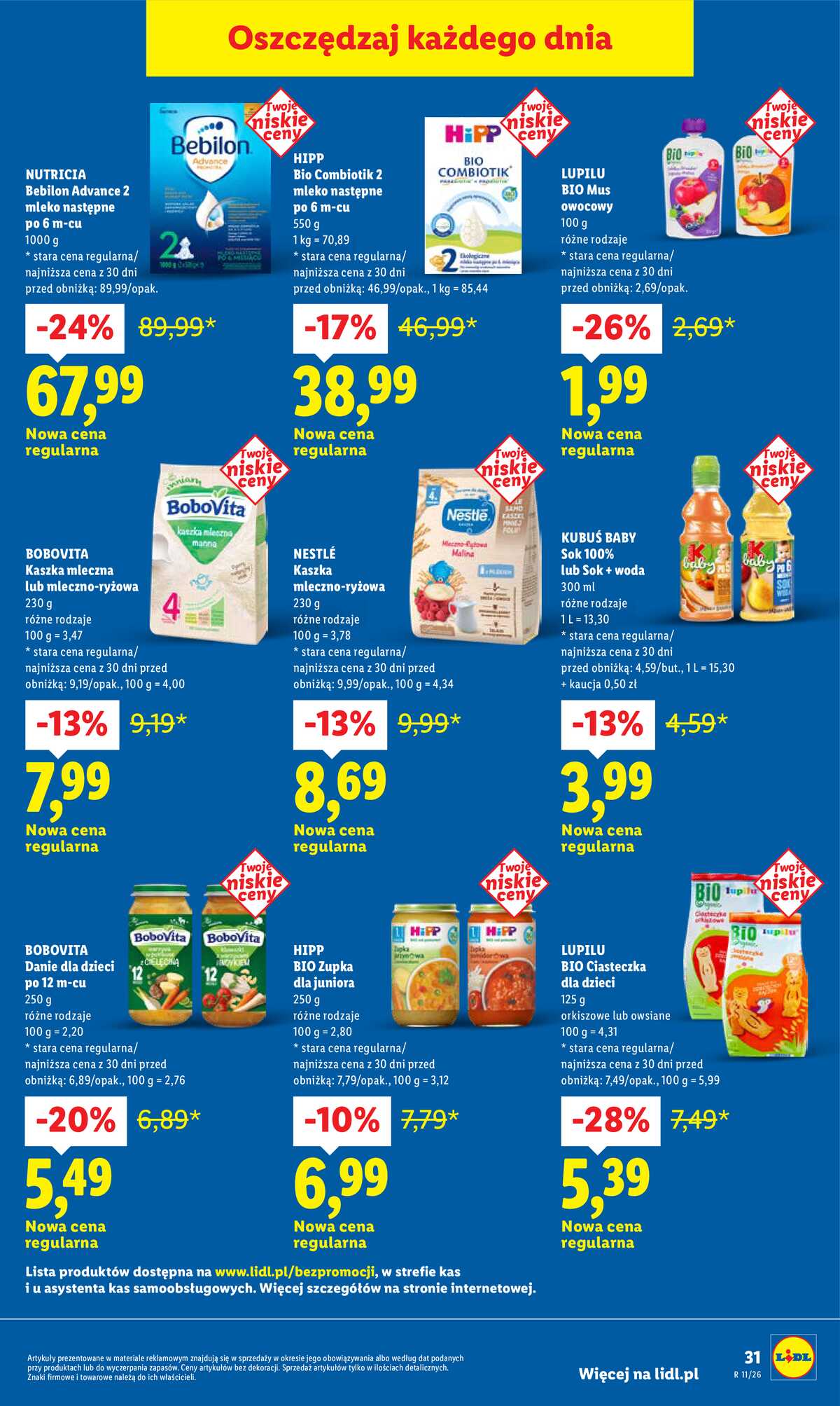 Leták Lidl Polsko 12.3.-14.3.2026 strana 31