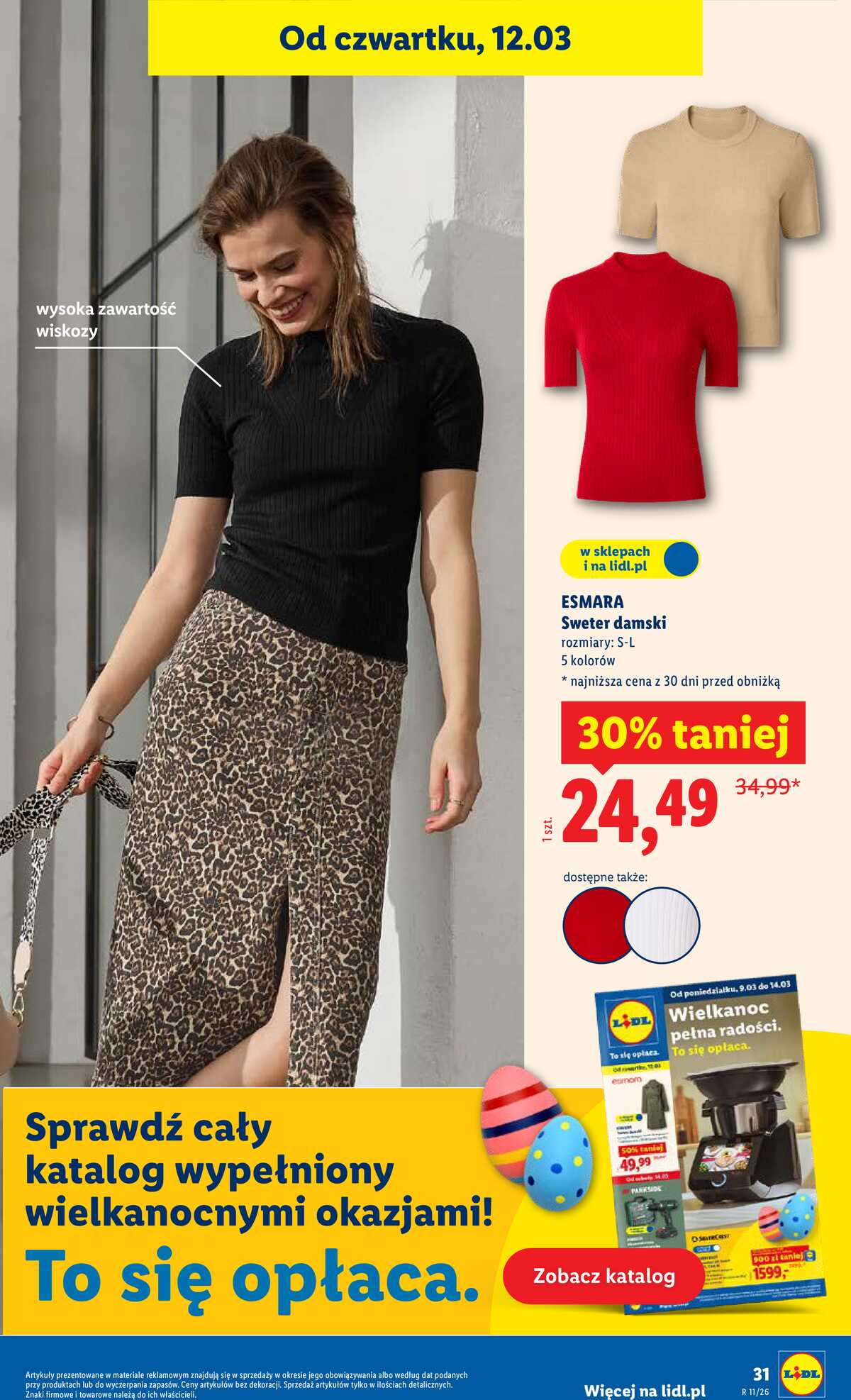 Leták Lidl Polsko 12.3.-14.3.2026 strana 33
