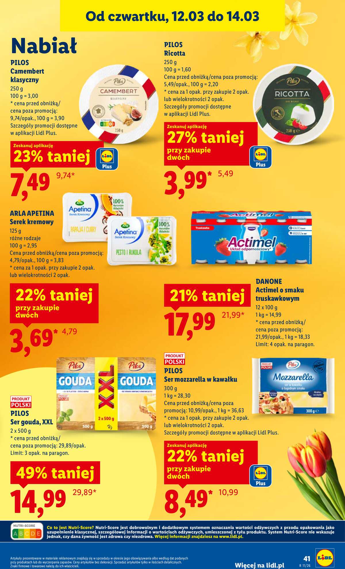 Leták Lidl Polsko 12.3.-14.3.2026 strana 43