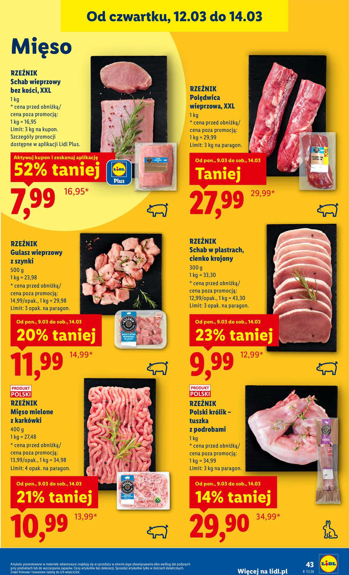 Leták Lidl Polsko 12.3.-14.3.2026 strana 45
