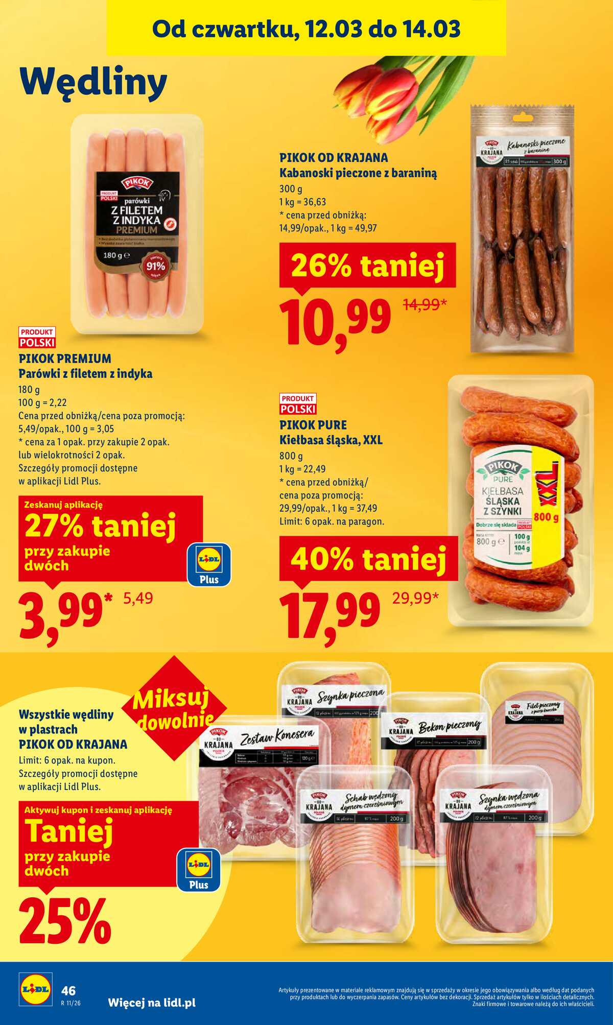 Leták Lidl Polsko 12.3.-14.3.2026 strana 48