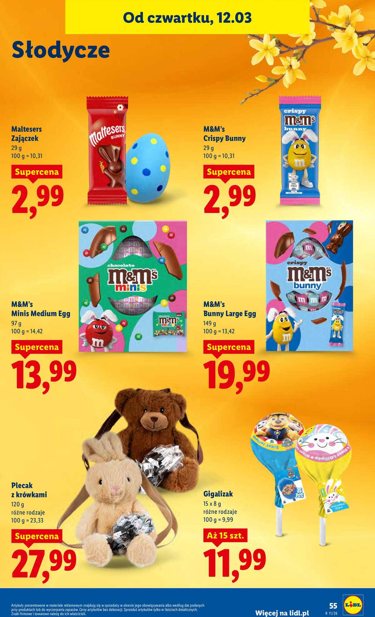 Leták Lidl Polsko 12.3.-14.3.2026 strana 57