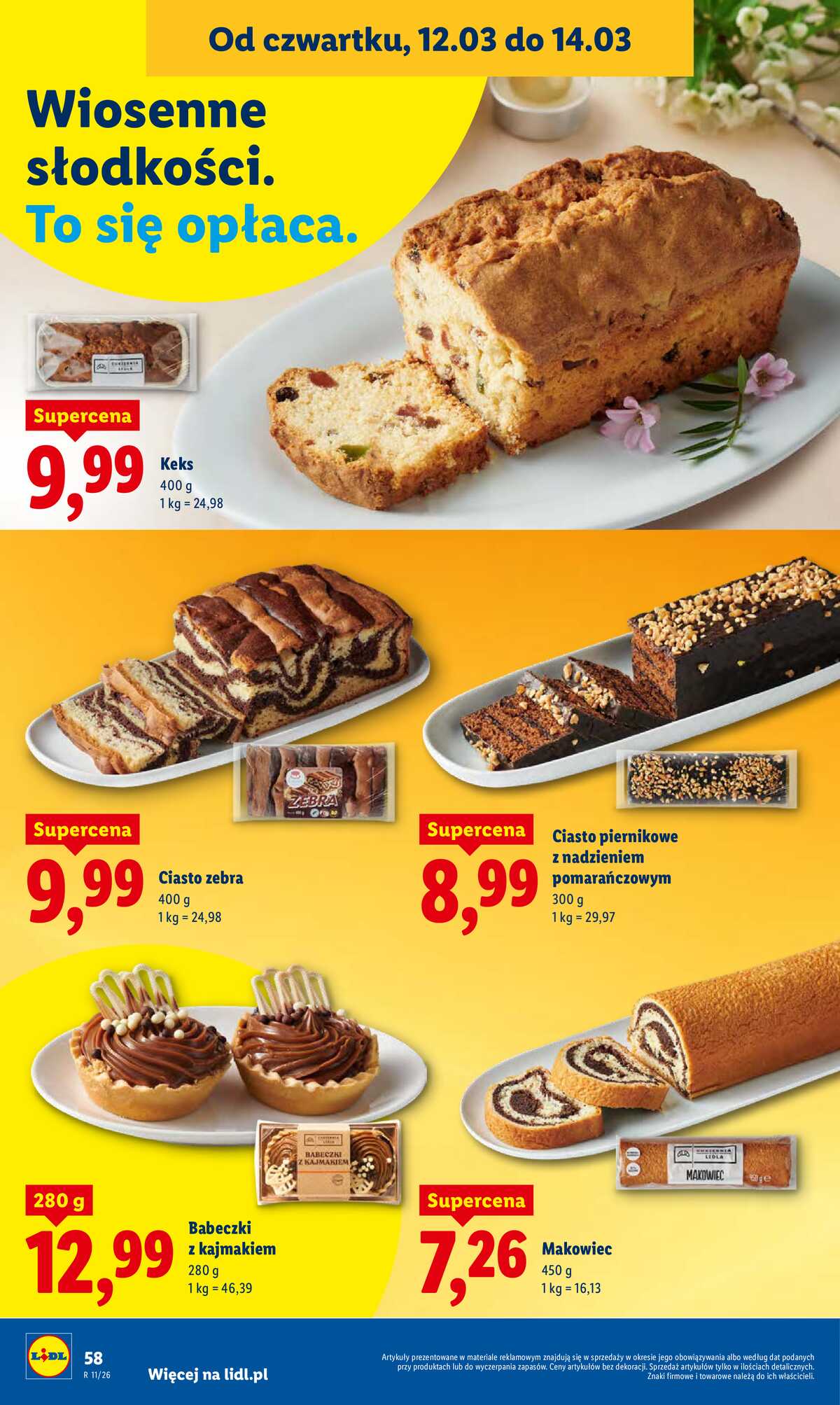 Leták Lidl Polsko 12.3.-14.3.2026 strana 60