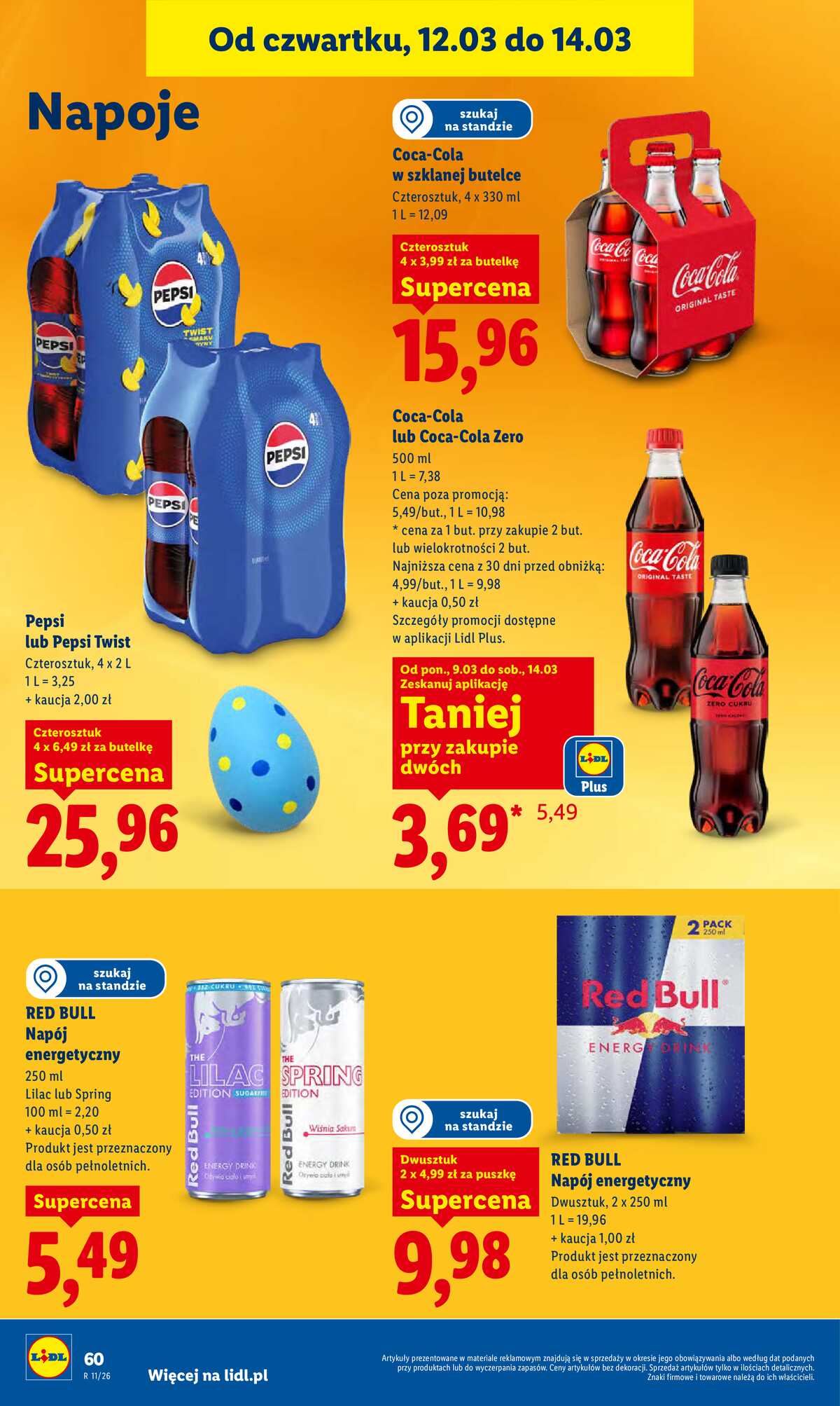 Leták Lidl Polsko 12.3.-14.3.2026 strana 62