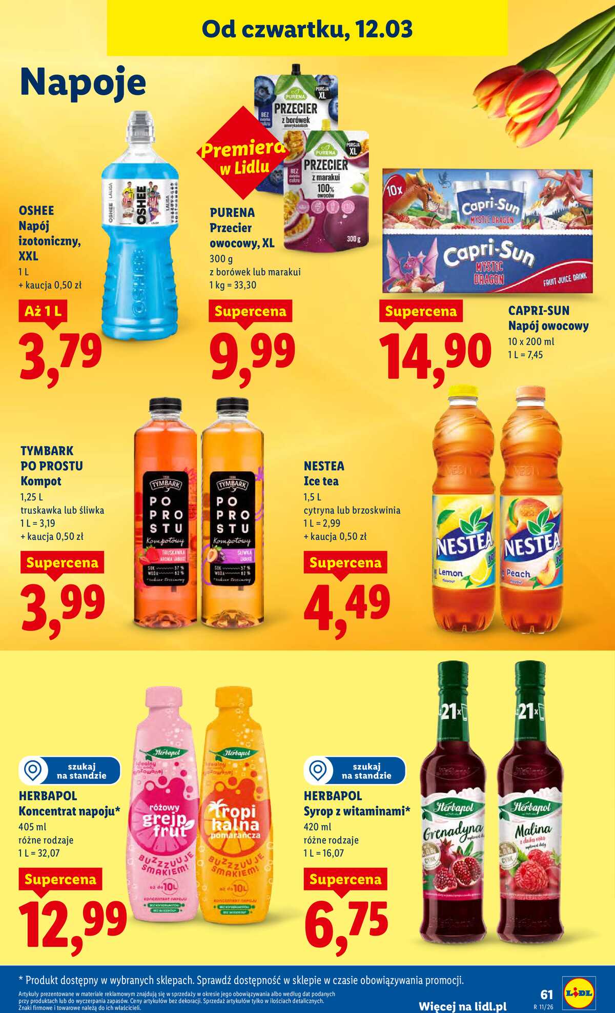 Leták Lidl Polsko 12.3.-14.3.2026 strana 63