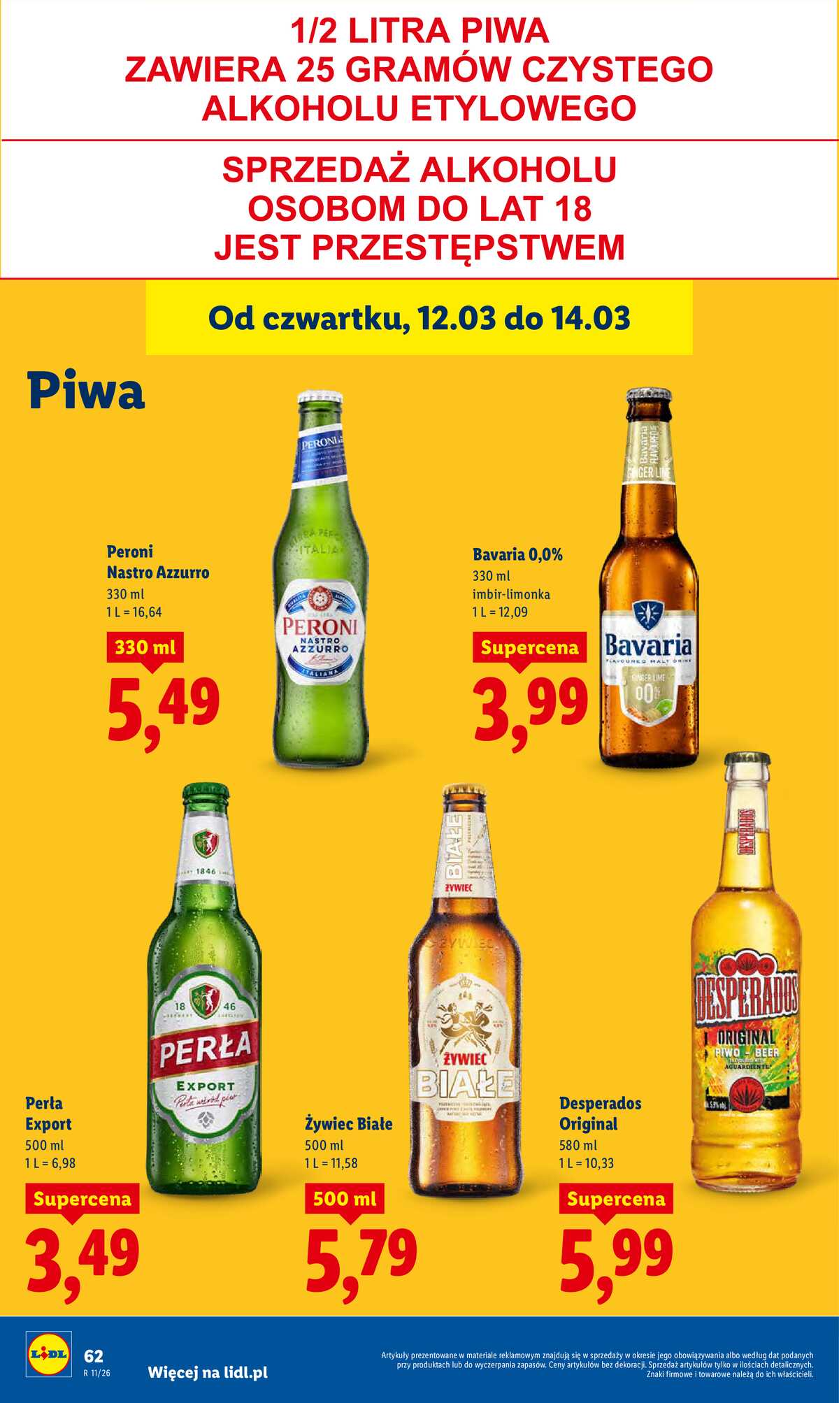 Leták Lidl Polsko 12.3.-14.3.2026 strana 64