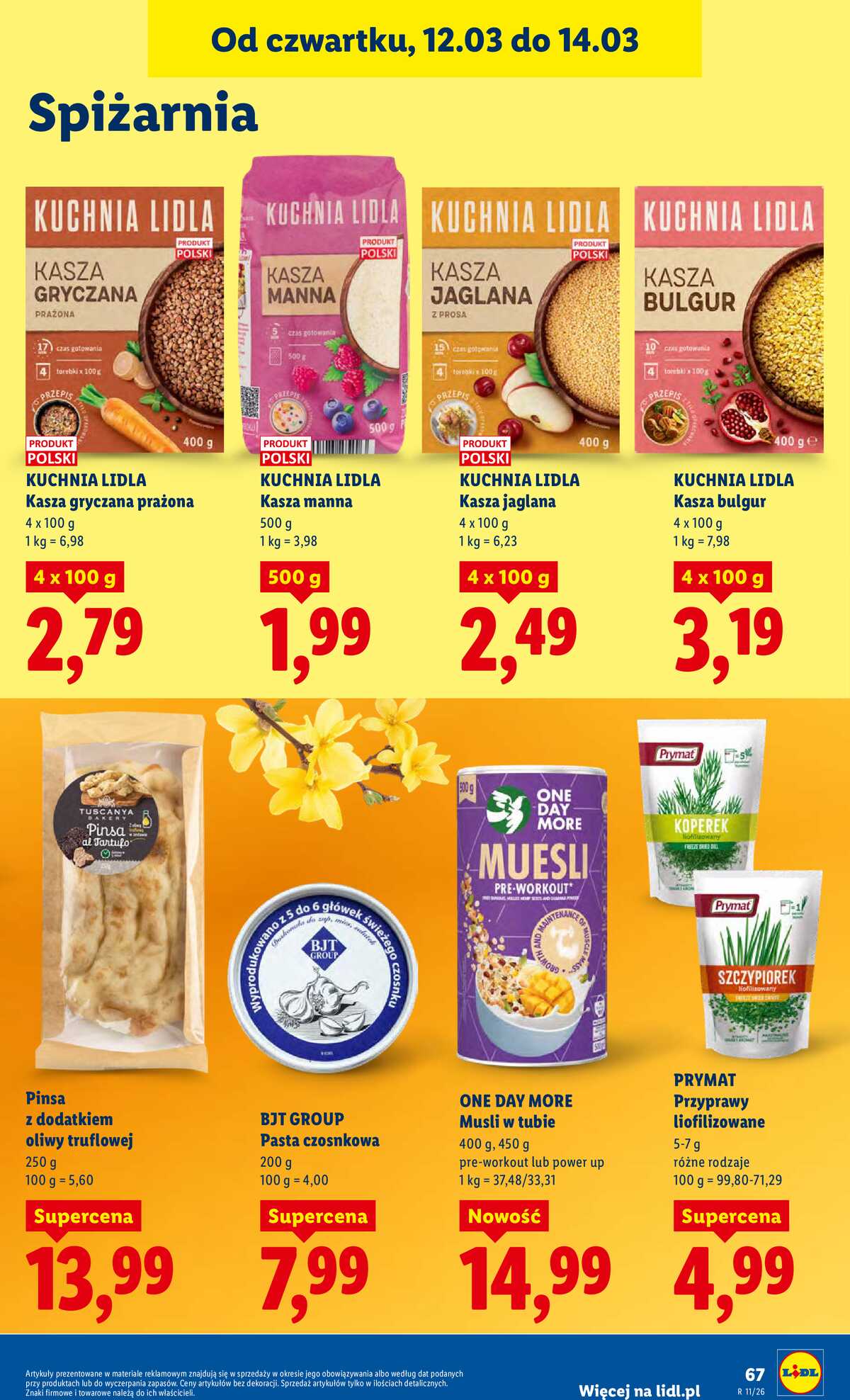 Leták Lidl Polsko 12.3.-14.3.2026 strana 69