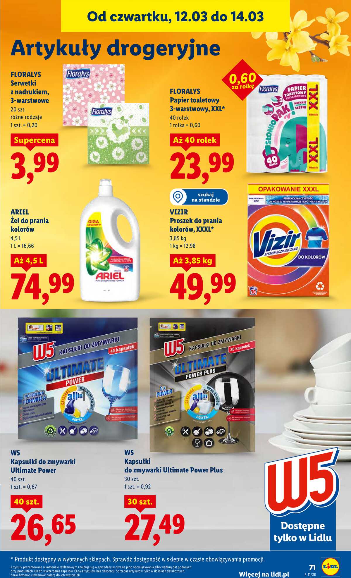 Leták Lidl Polsko 12.3.-14.3.2026 strana 73