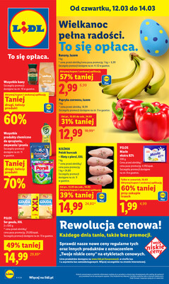 Leták Lidl Polsko 12.3.-14.3.2026