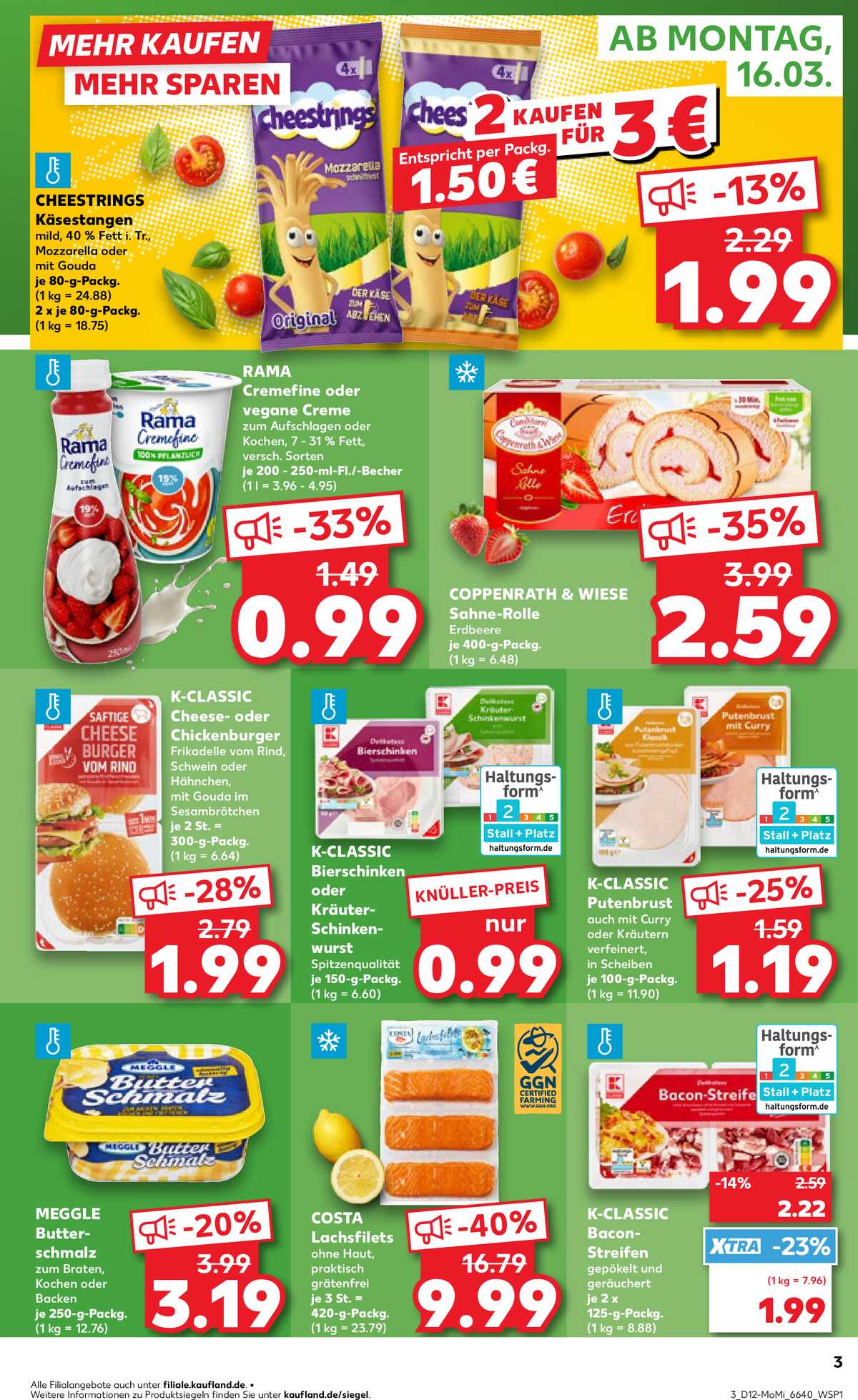 Leták Kaufland Německo 16.3.-18.3.2026 strana 3