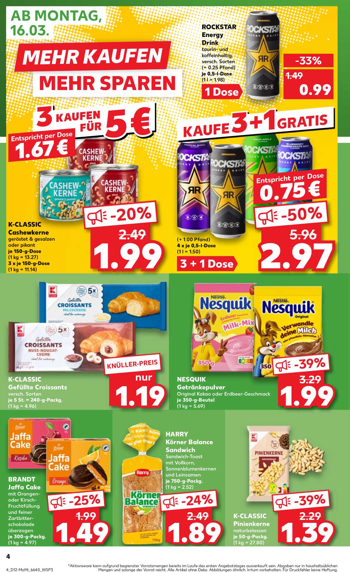Leták Kaufland Německo 16.3.-18.3.2026 strana 4