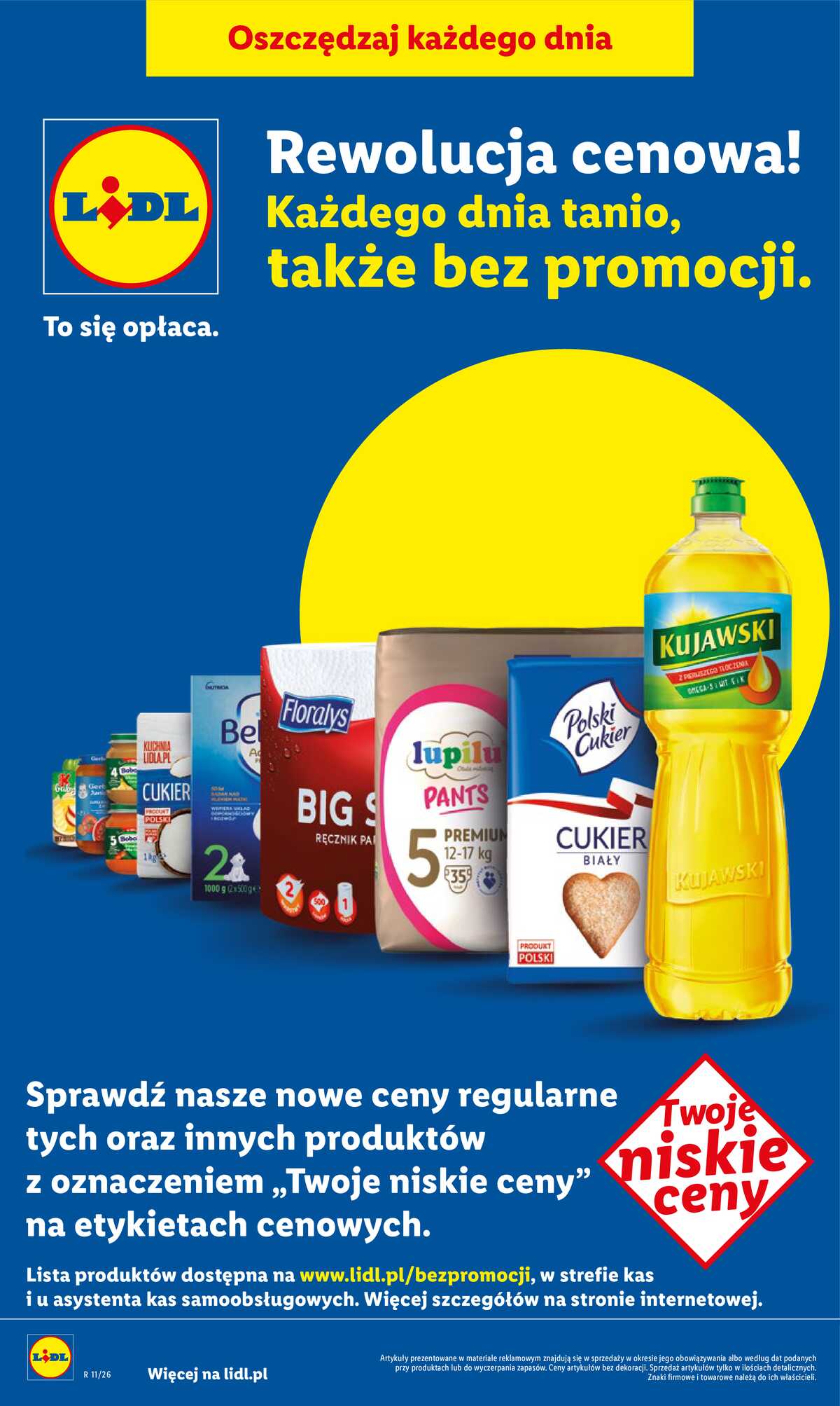 Leták Lidl Polsko 1.3.-31.3.2026 - Cenová revoluce! strana 1