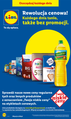 Leták Lidl Polsko 1.3.-31.3.2026 - Cenová revoluce!