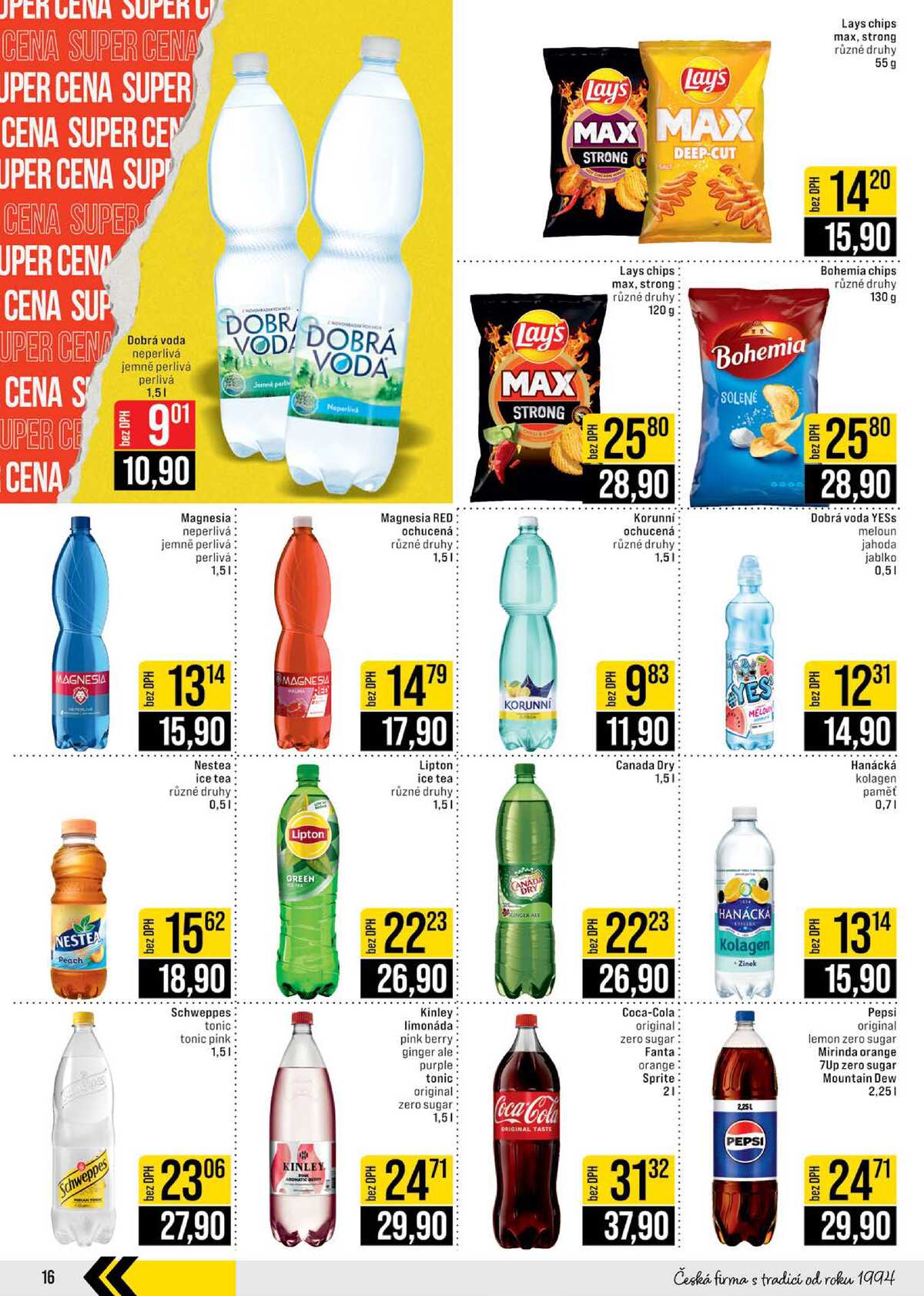 JIP Cash & Carry Brno, Praha, Ostrava, Jilemnice, Pardubice, Ostrava, Karlovy Vary, Olomouc a Zlín od 11.3. do 17.3.2026 strana 16