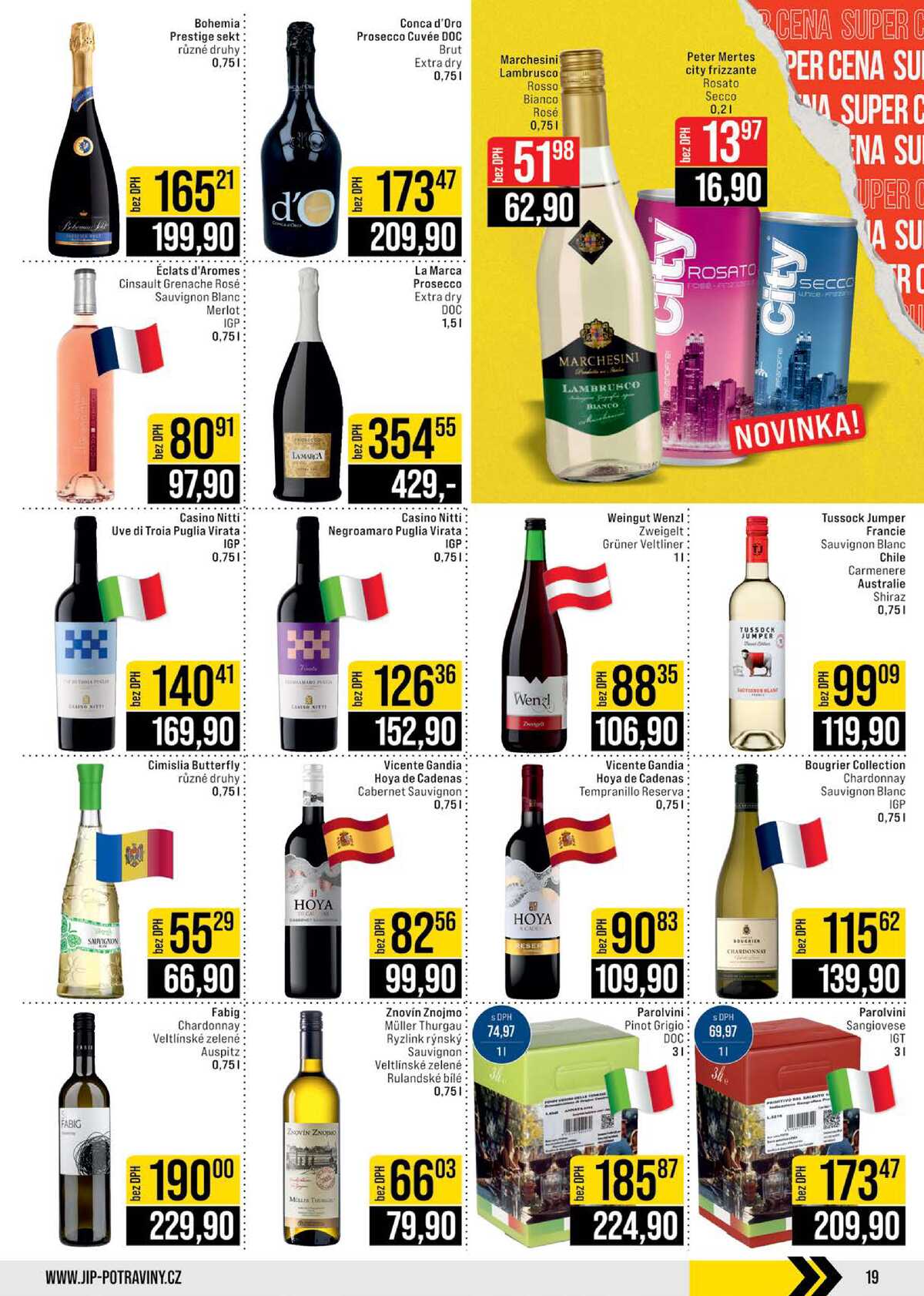 JIP Cash & Carry Brno, Praha, Ostrava, Jilemnice, Pardubice, Ostrava, Karlovy Vary, Olomouc a Zlín od 11.3. do 17.3.2026 strana 19