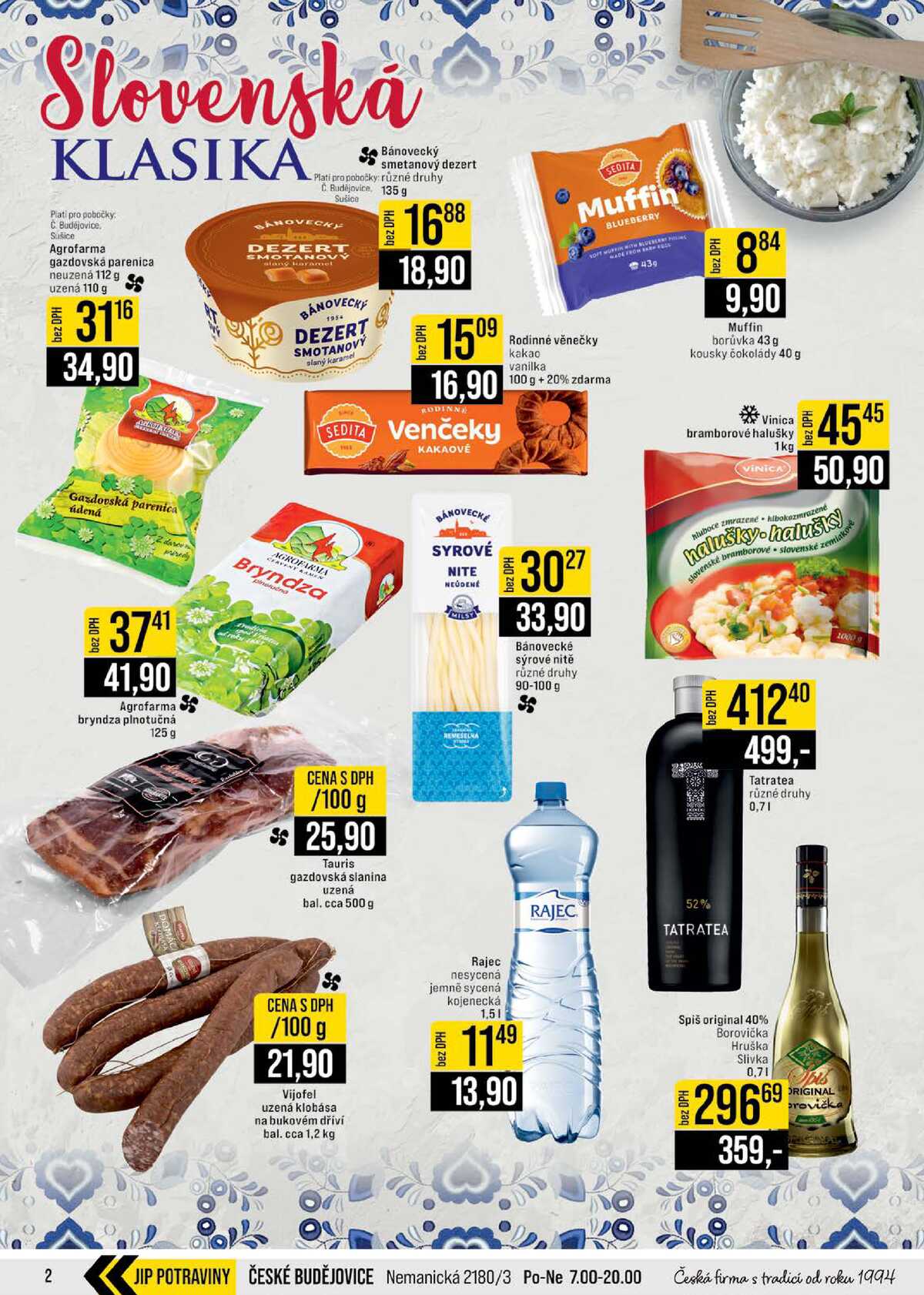 JIP Cash & Carry České Budějovice, Most, Náchod, Polička, Sušice a Svoboda nad Úpou od 11.3. do 17.3.2026 strana 2
