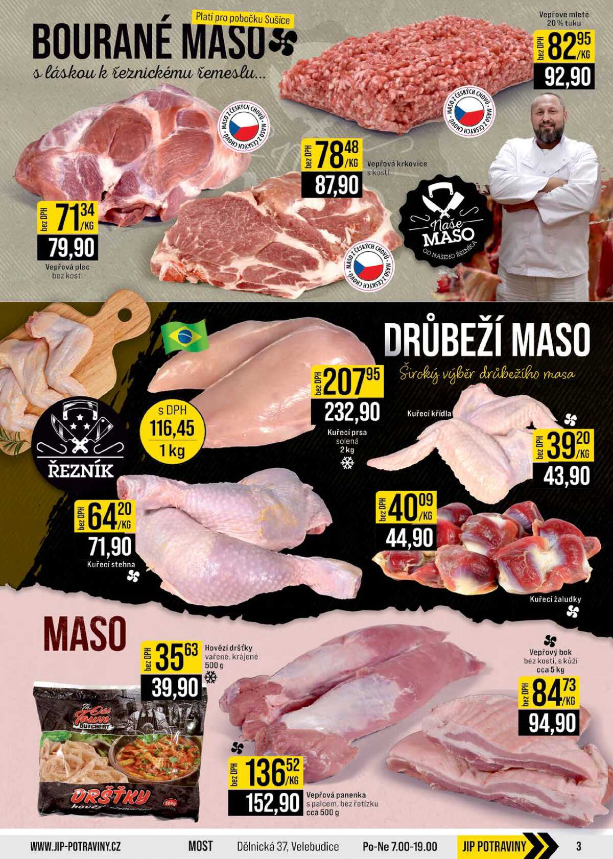 JIP Cash & Carry České Budějovice, Most, Náchod, Polička, Sušice a Svoboda nad Úpou od 11.3. do 17.3.2026 strana 3