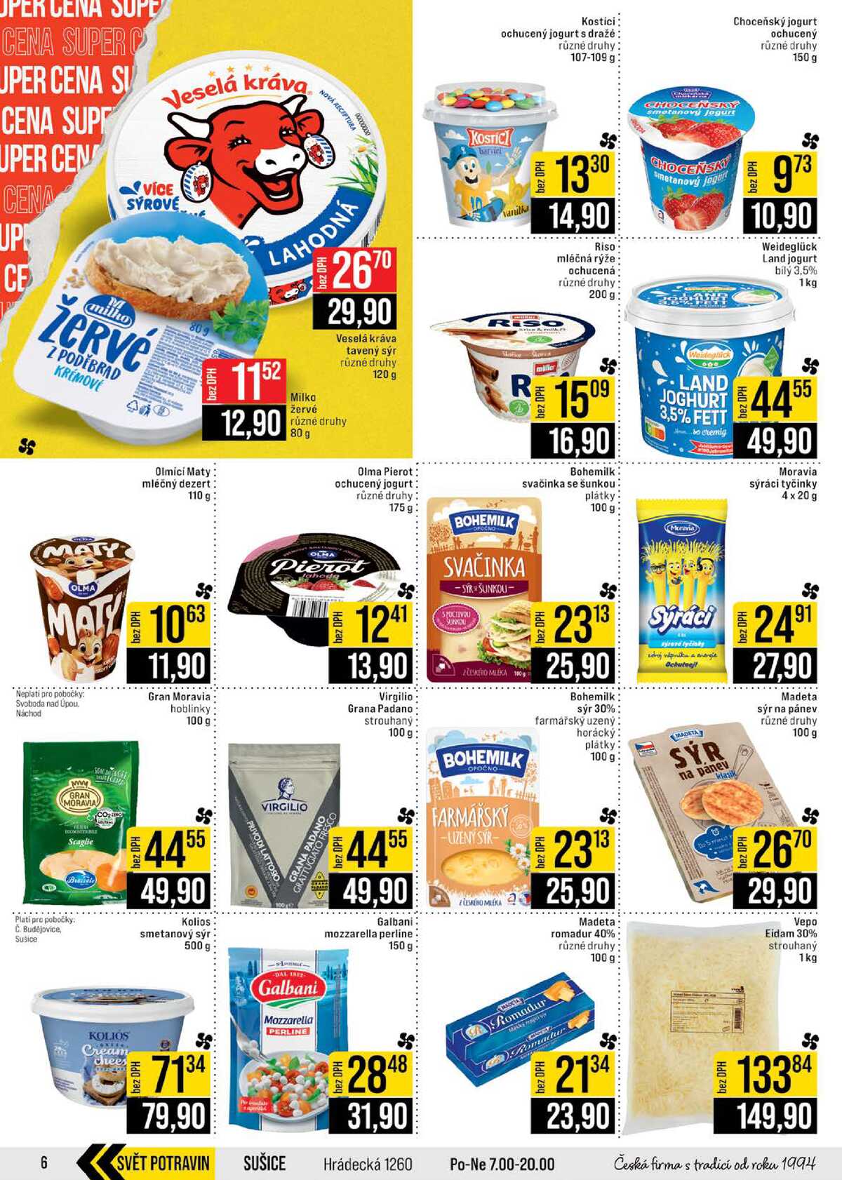 JIP Cash & Carry České Budějovice, Most, Náchod, Polička, Sušice a Svoboda nad Úpou od 11.3. do 17.3.2026 strana 6