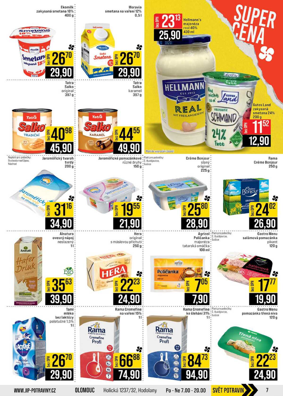 JIP Cash & Carry České Budějovice, Most, Náchod, Polička, Sušice a Svoboda nad Úpou od 11.3. do 17.3.2026 strana 7