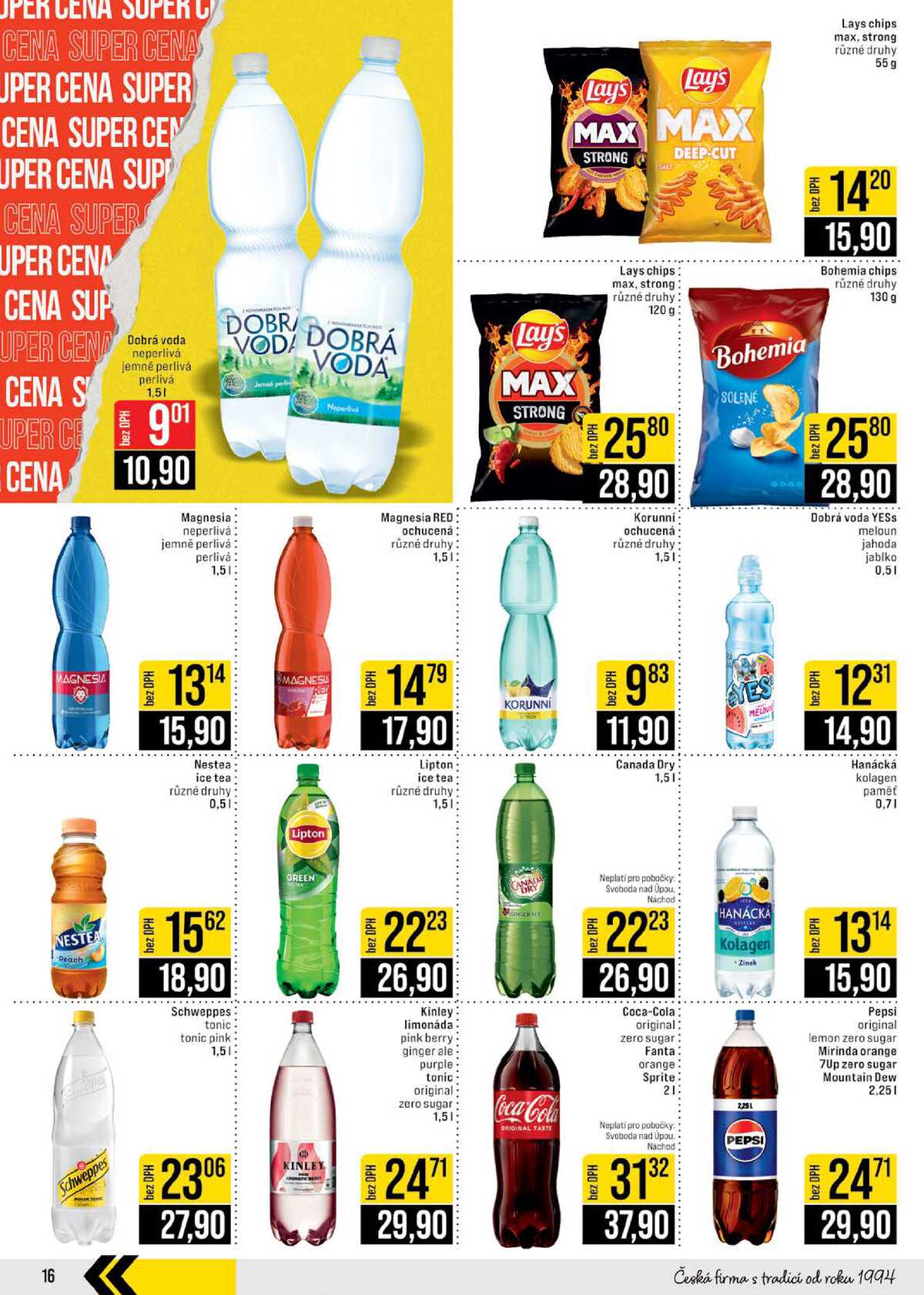 JIP Cash & Carry České Budějovice, Most, Náchod, Polička, Sušice a Svoboda nad Úpou od 11.3. do 17.3.2026 strana 16