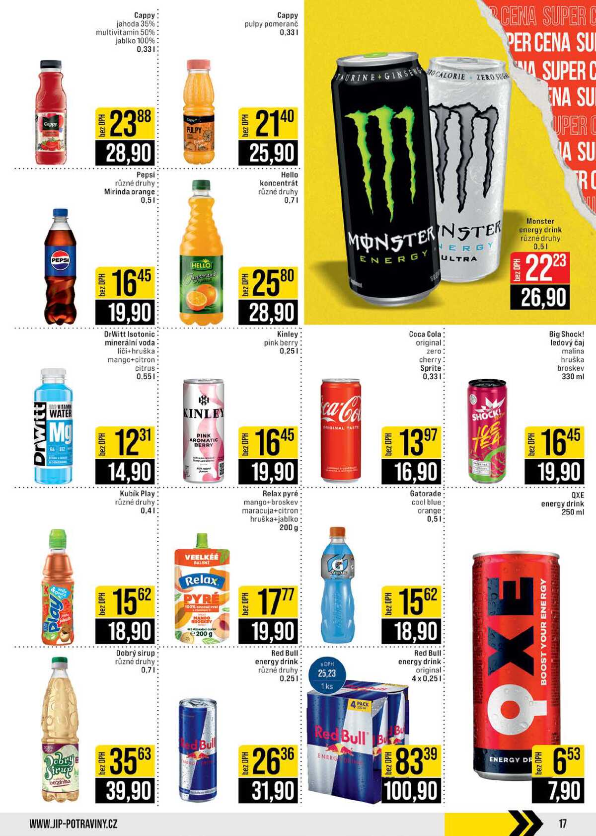 JIP Cash & Carry České Budějovice, Most, Náchod, Polička, Sušice a Svoboda nad Úpou od 11.3. do 17.3.2026 strana 17