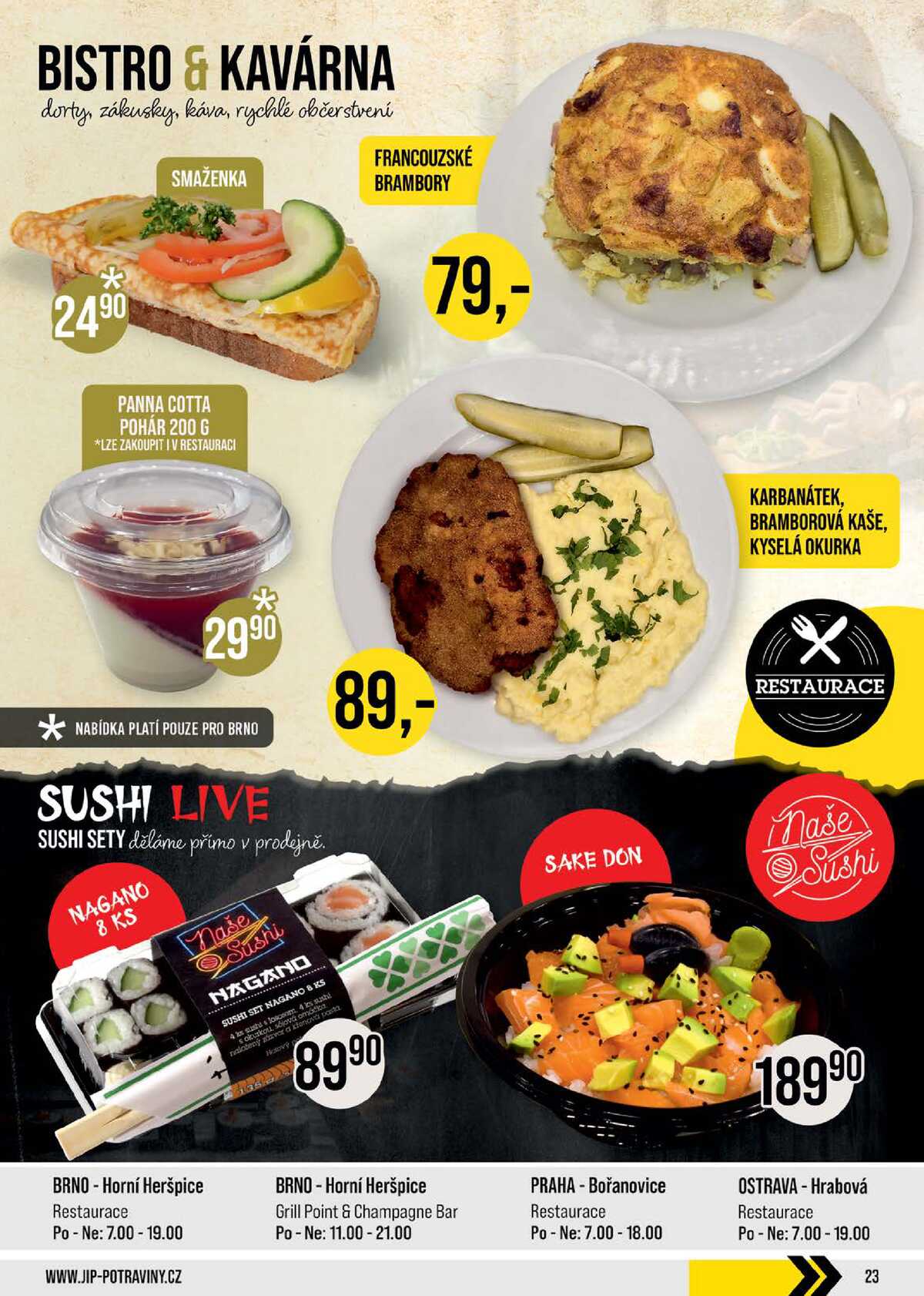 JIP Cash & Carry České Budějovice, Most, Náchod, Polička, Sušice a Svoboda nad Úpou od 11.3. do 17.3.2026 strana 23