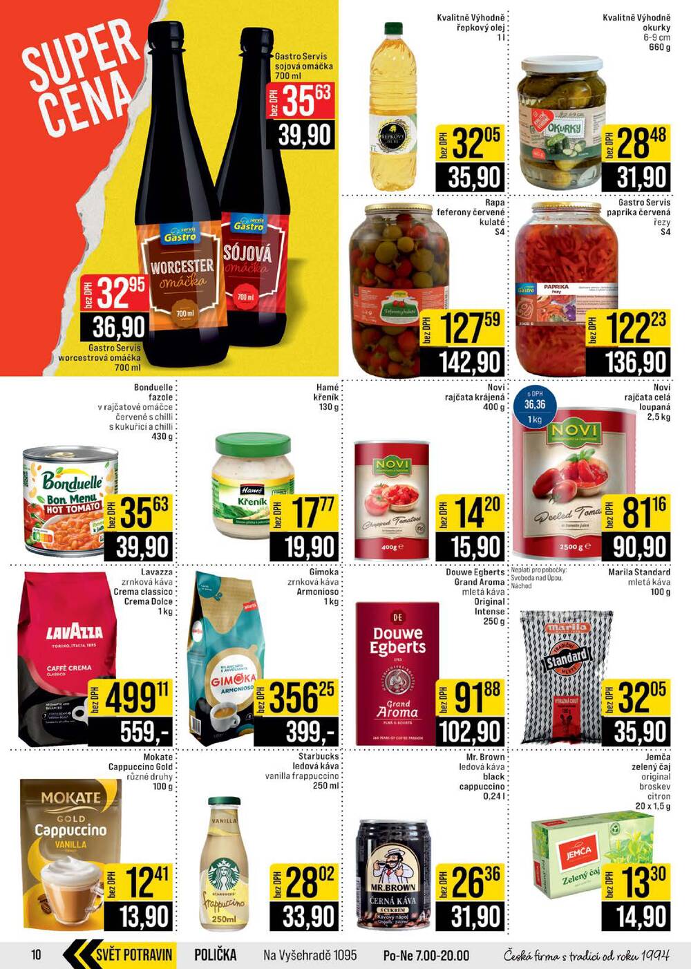 JIP Cash & Carry České Budějovice, Most, Náchod, Polička, Sušice a Svoboda nad Úpou od 11.3. do 17.3.2026