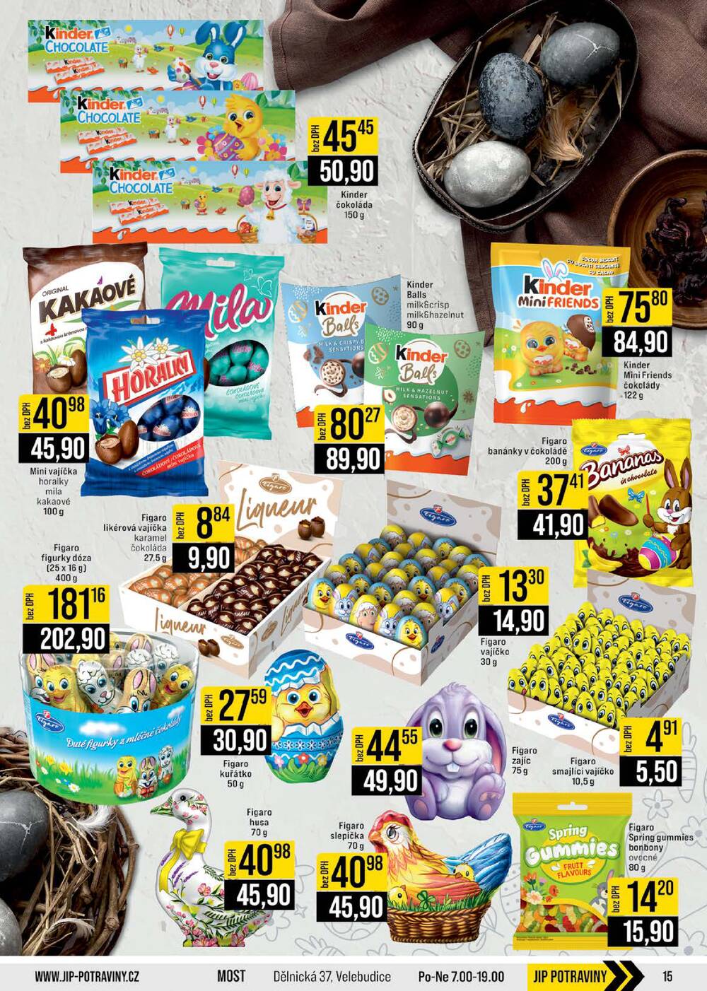 JIP Cash & Carry České Budějovice, Most, Náchod, Polička, Sušice a Svoboda nad Úpou od 11.3. do 17.3.2026