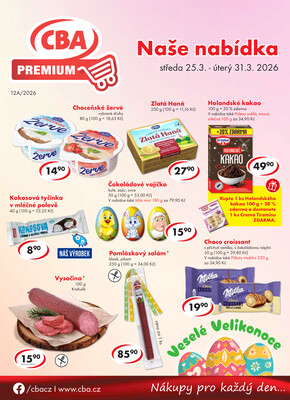 CBA Premium od 25.3. do 31.3.2026