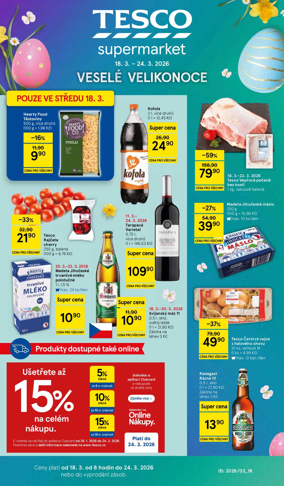 Tesco supermarkety od 18.3. do 24.3.2026 strana 1